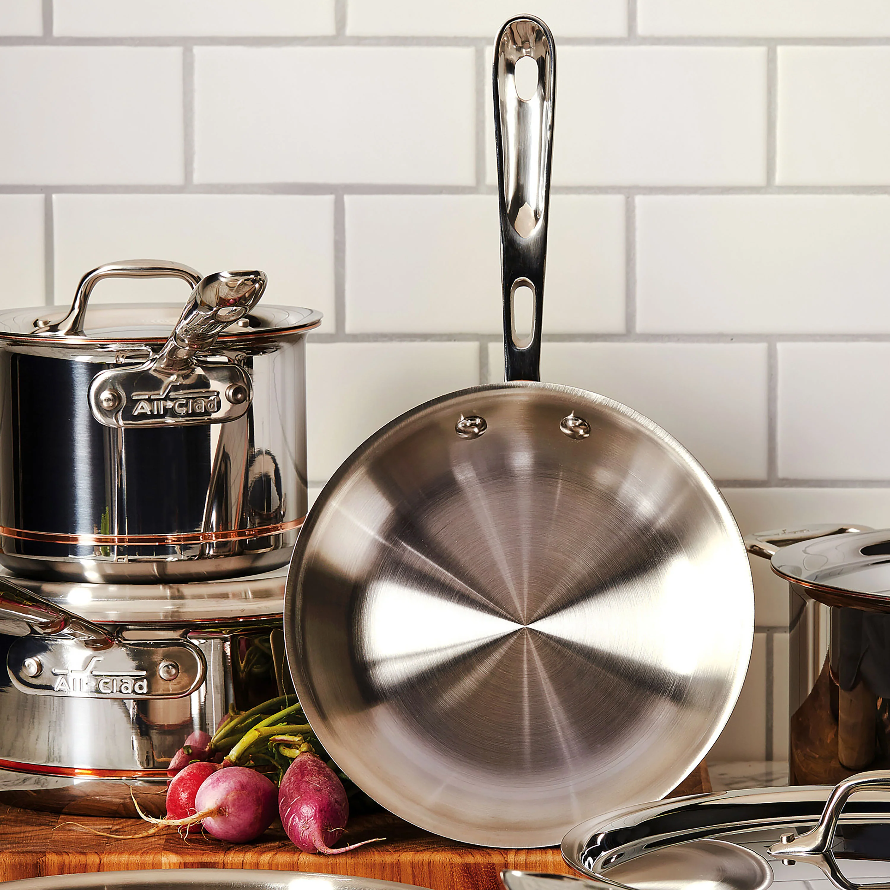 All-Clad Copper Core 8" Fry Pan - Image 4
