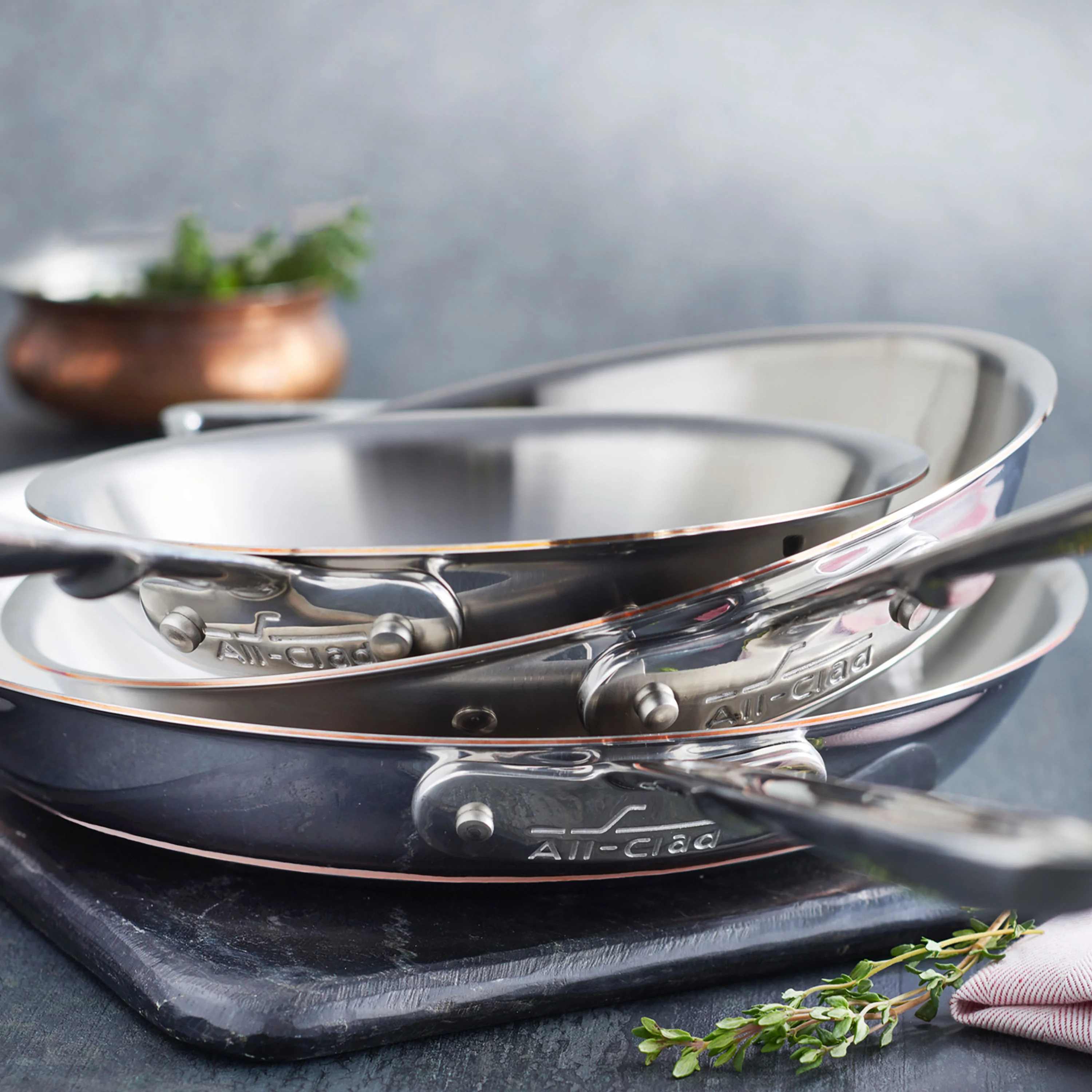 All-Clad Copper Core 10" Fry Pan - Image 6