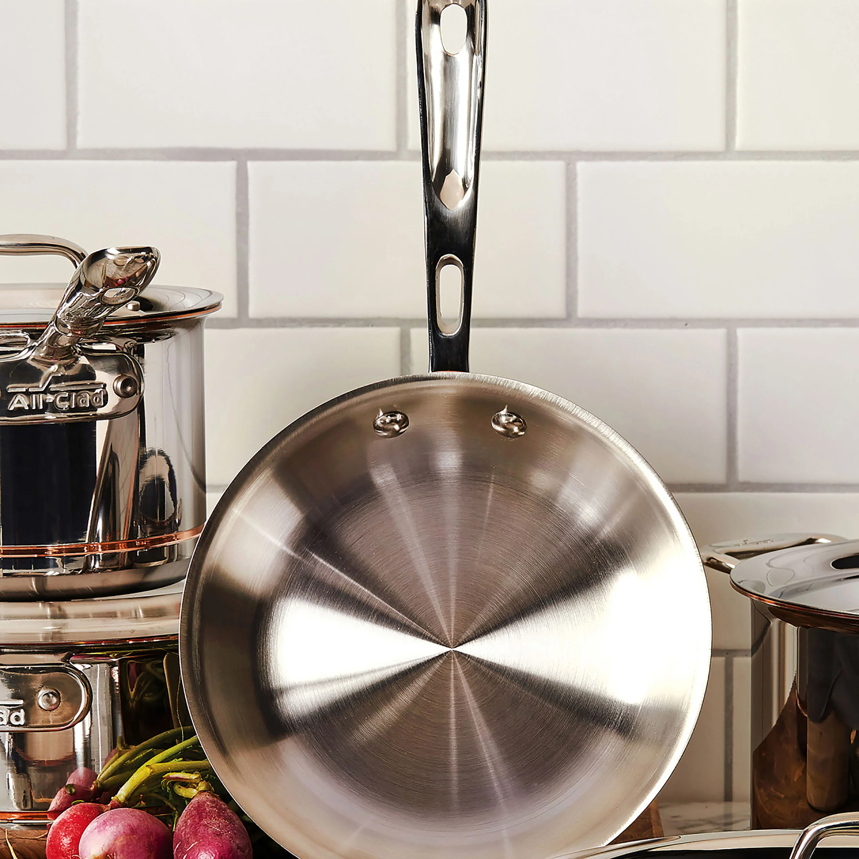 All-Clad Copper Core 12" Fry Pan - Image 3