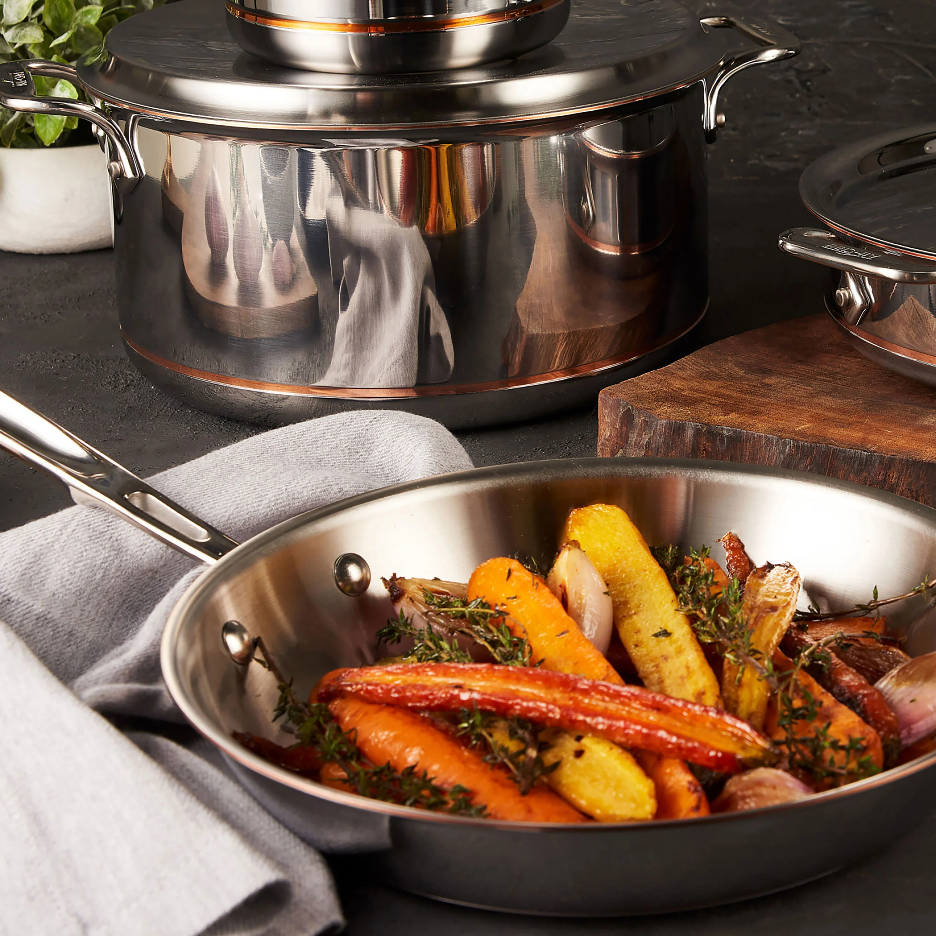 All-Clad Copper Core 12" Fry Pan - Image 5