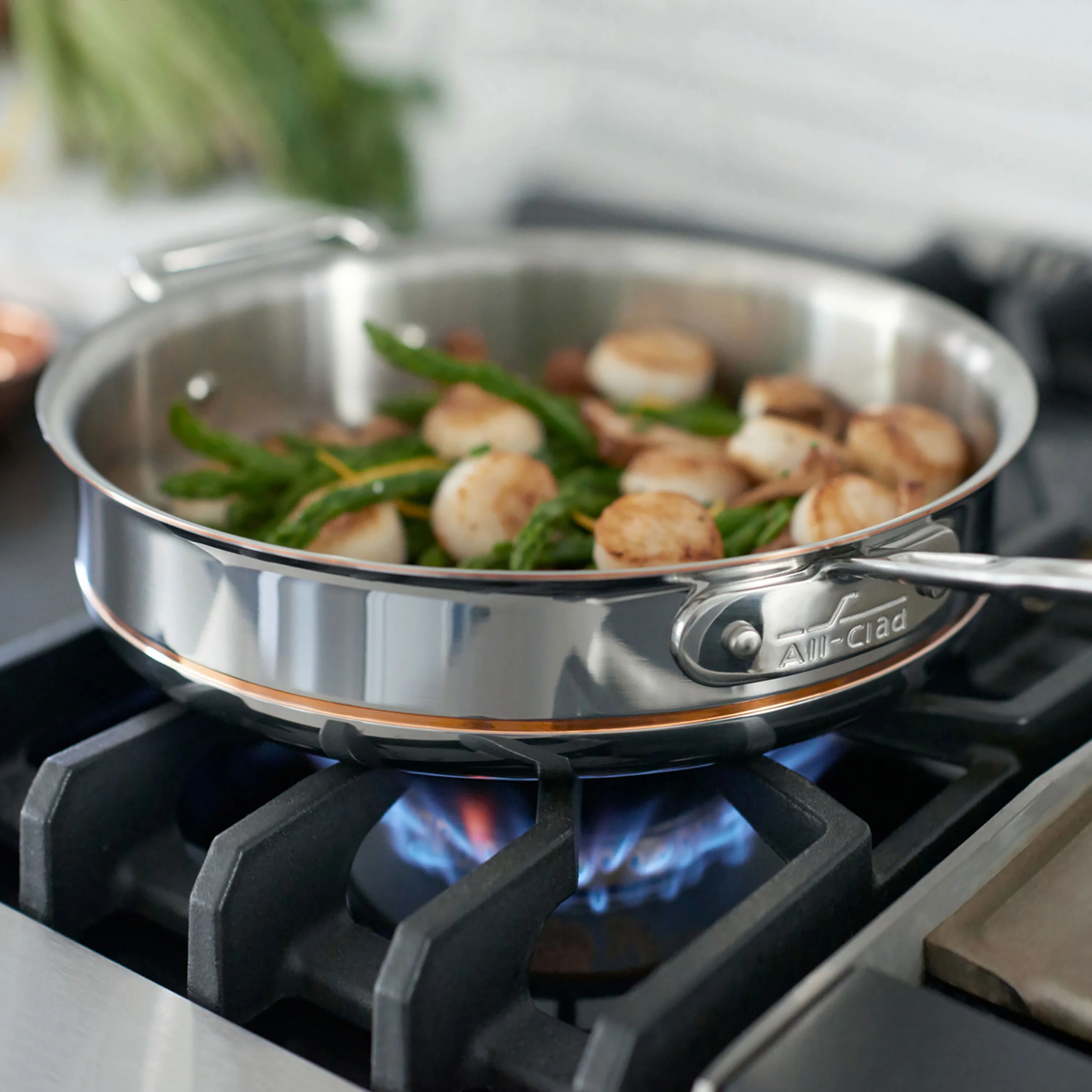 All-Clad Copper Core 3-quart Saute Pan - Image 3
