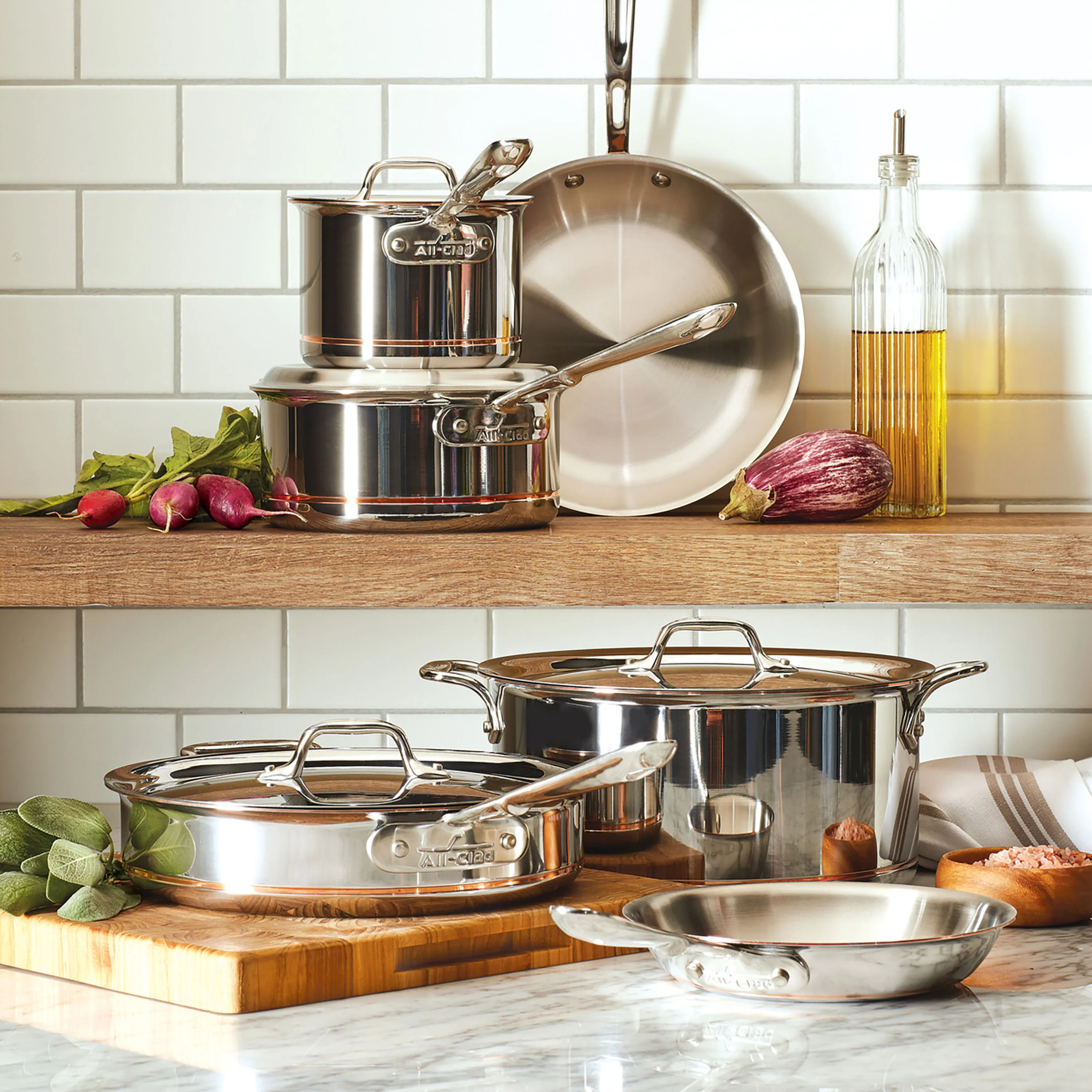 All-Clad Copper Core 3-quart Saute Pan - Image 7