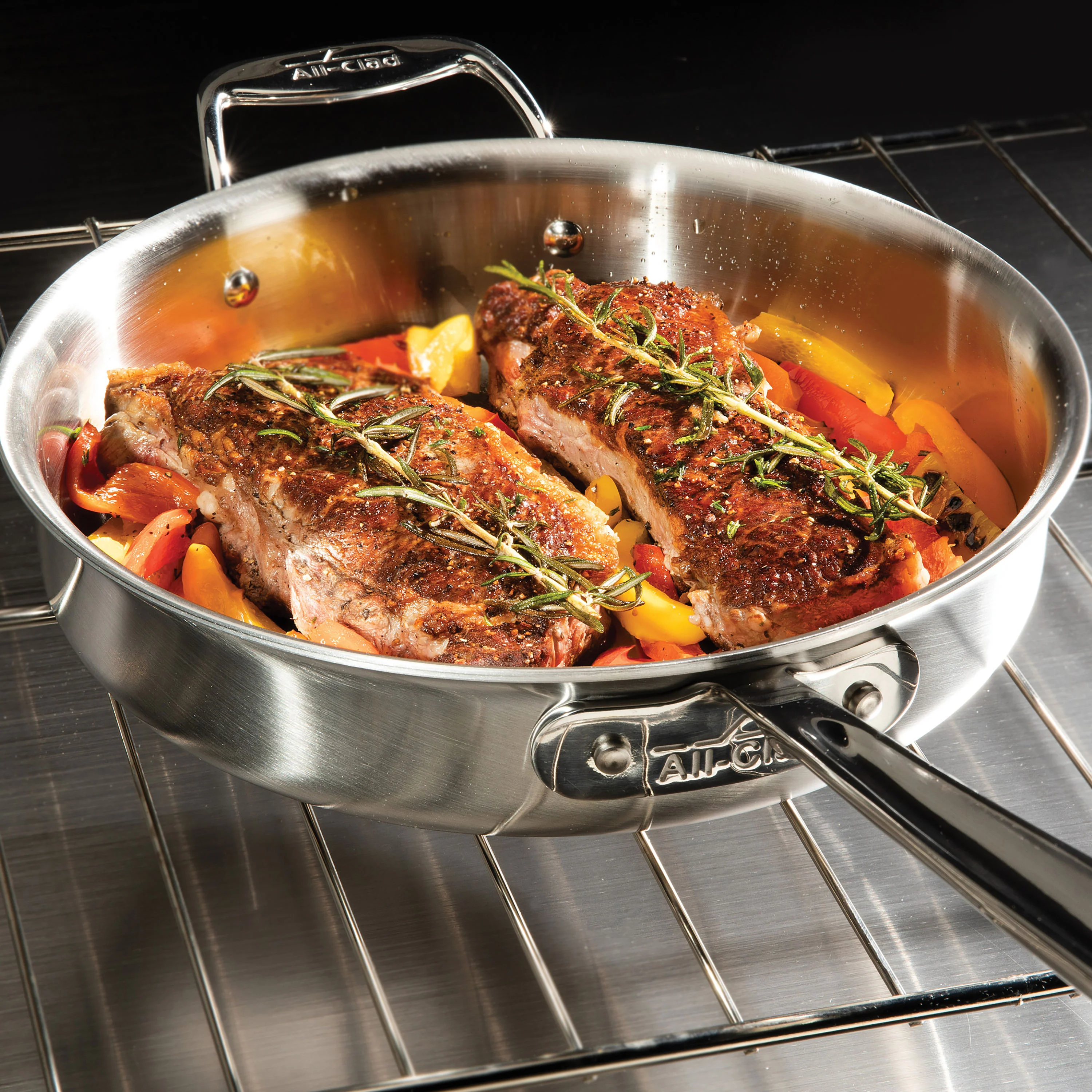 All-Clad d5 Brushed Stainless 14 Piece Cookware Set - Image 3