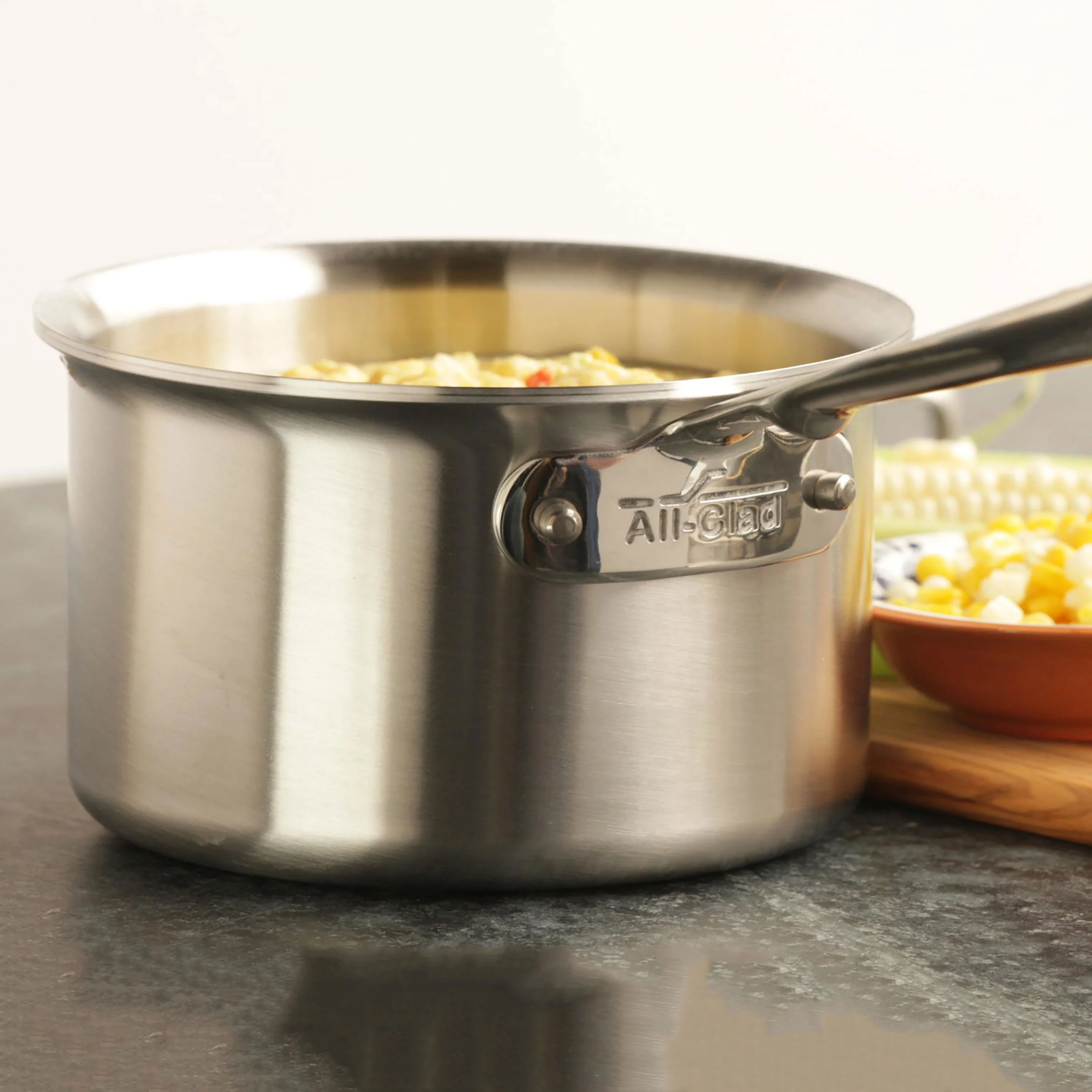 All-Clad d5 Brushed Stainless 1.5-quart Saucepan - Image 6