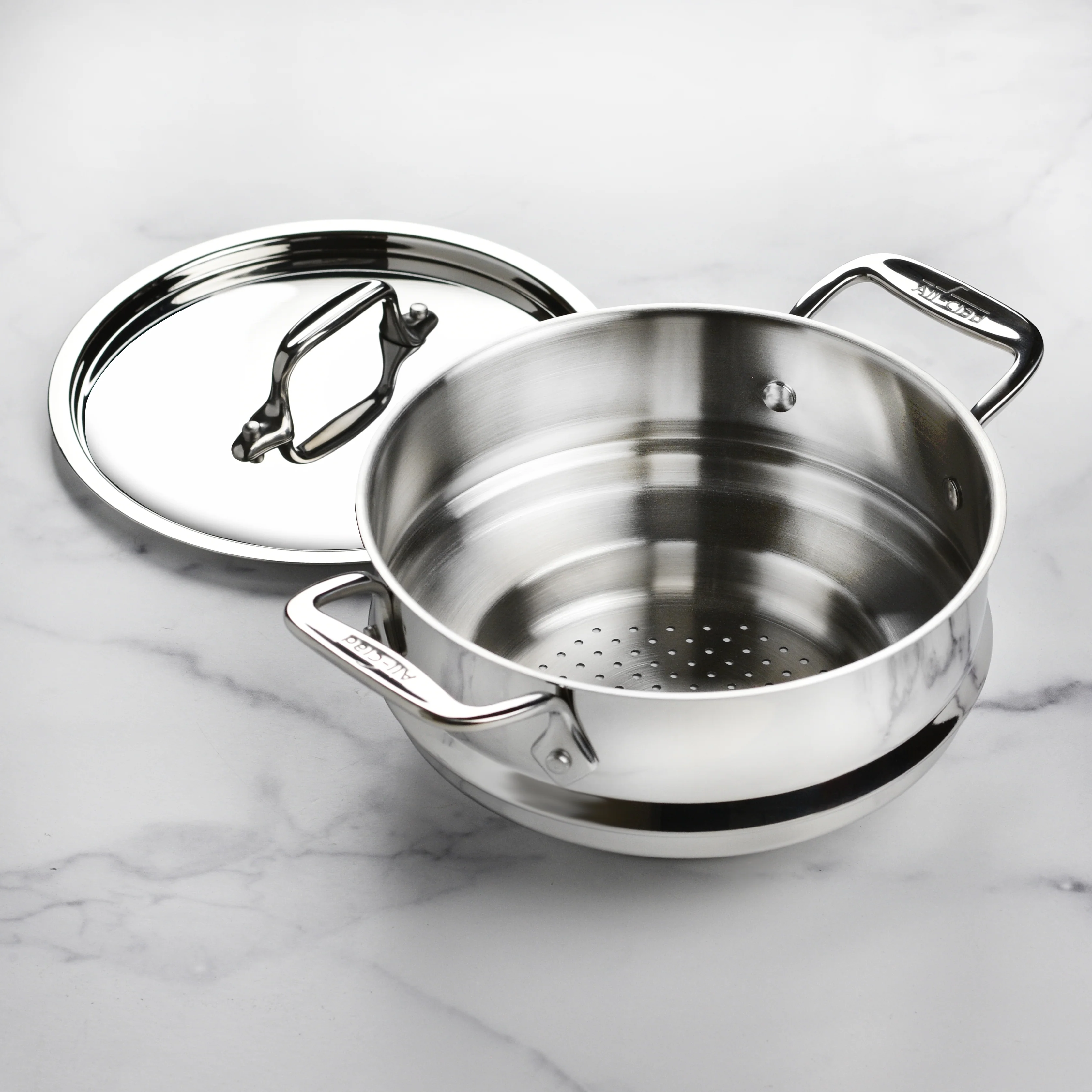 All-Clad 3-quart Steamer Insert with Lid - Image 7