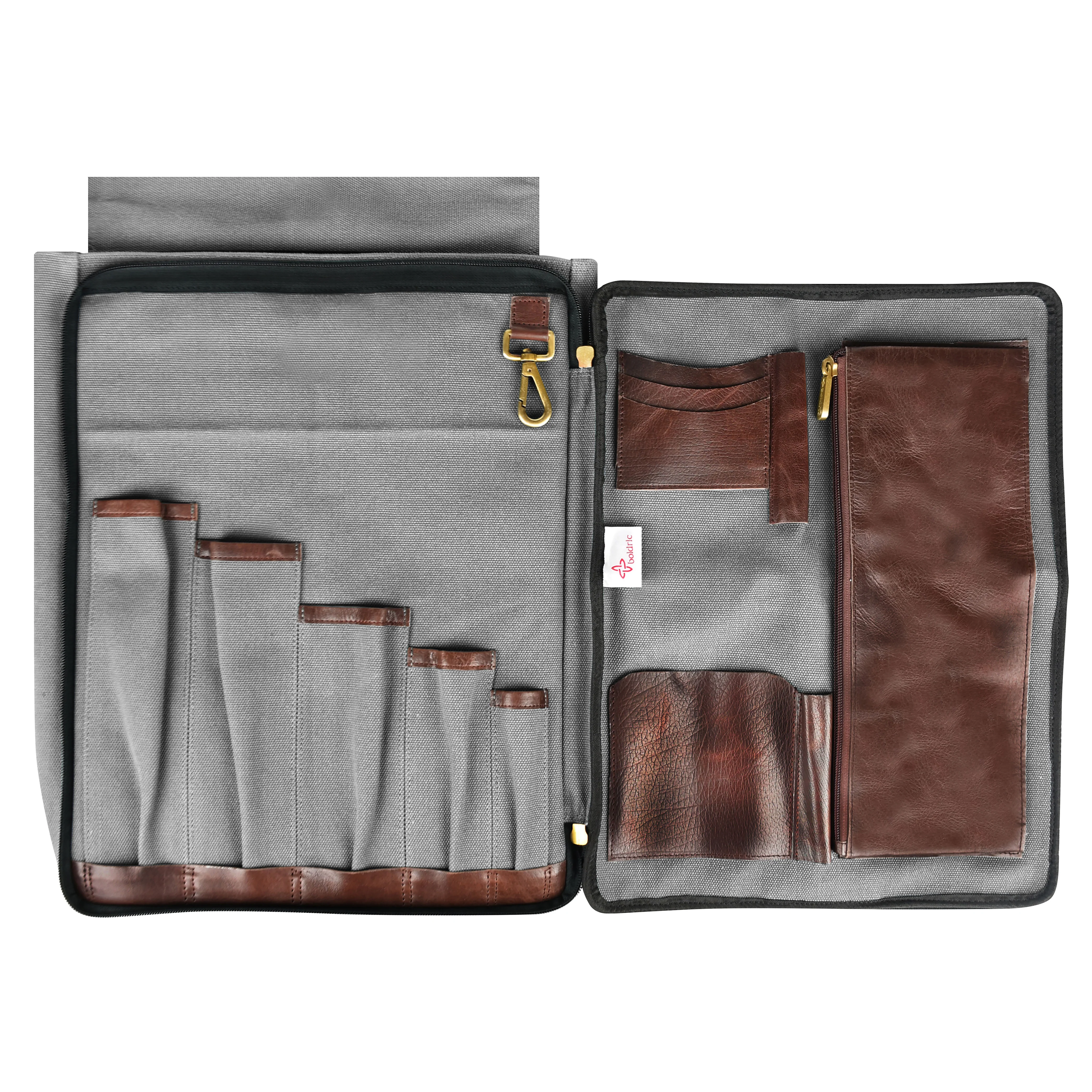 Boldric Gray Chef Knife Buckleup Backpack - Image 5