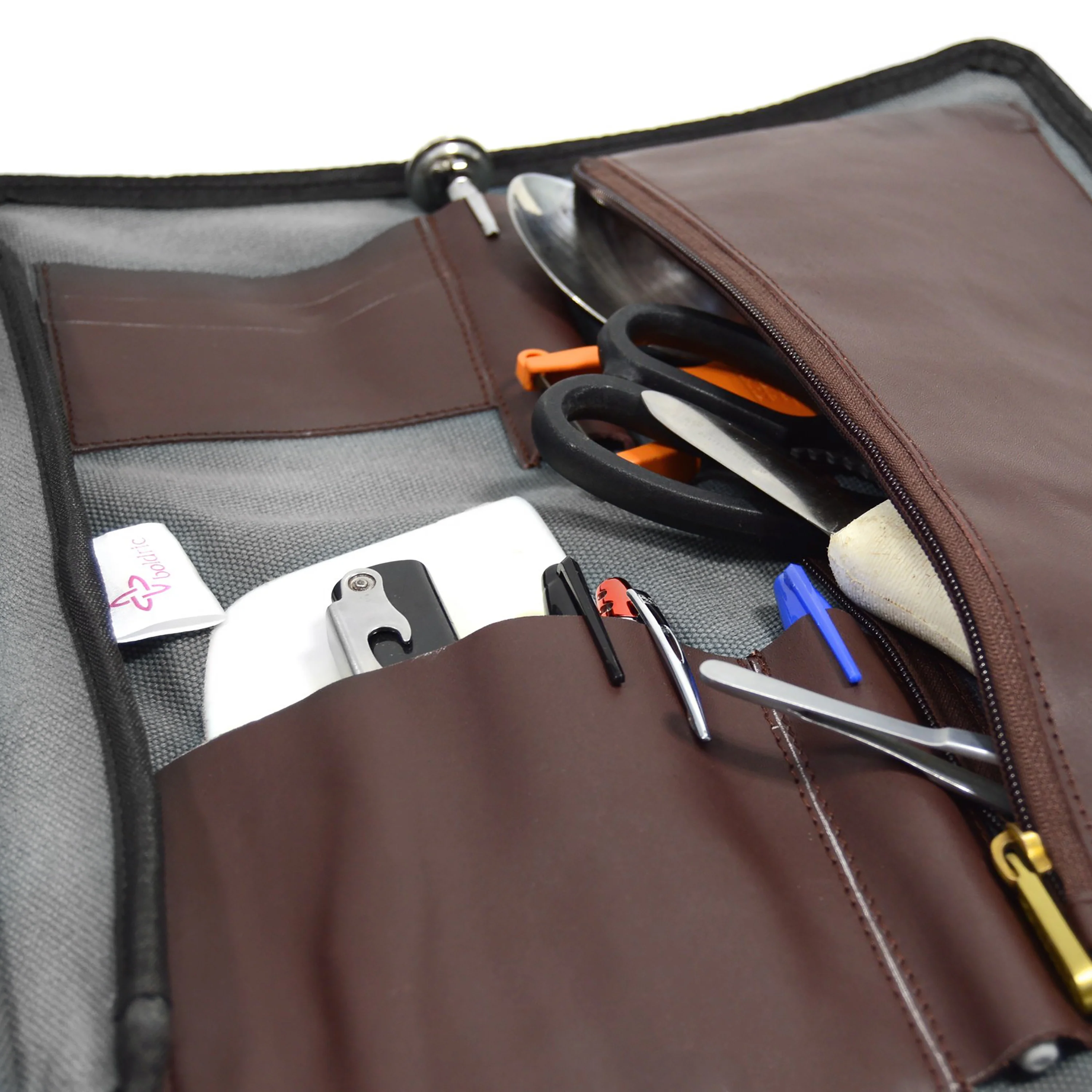 Boldric Gray Chef Knife Buckleup Backpack - Image 6
