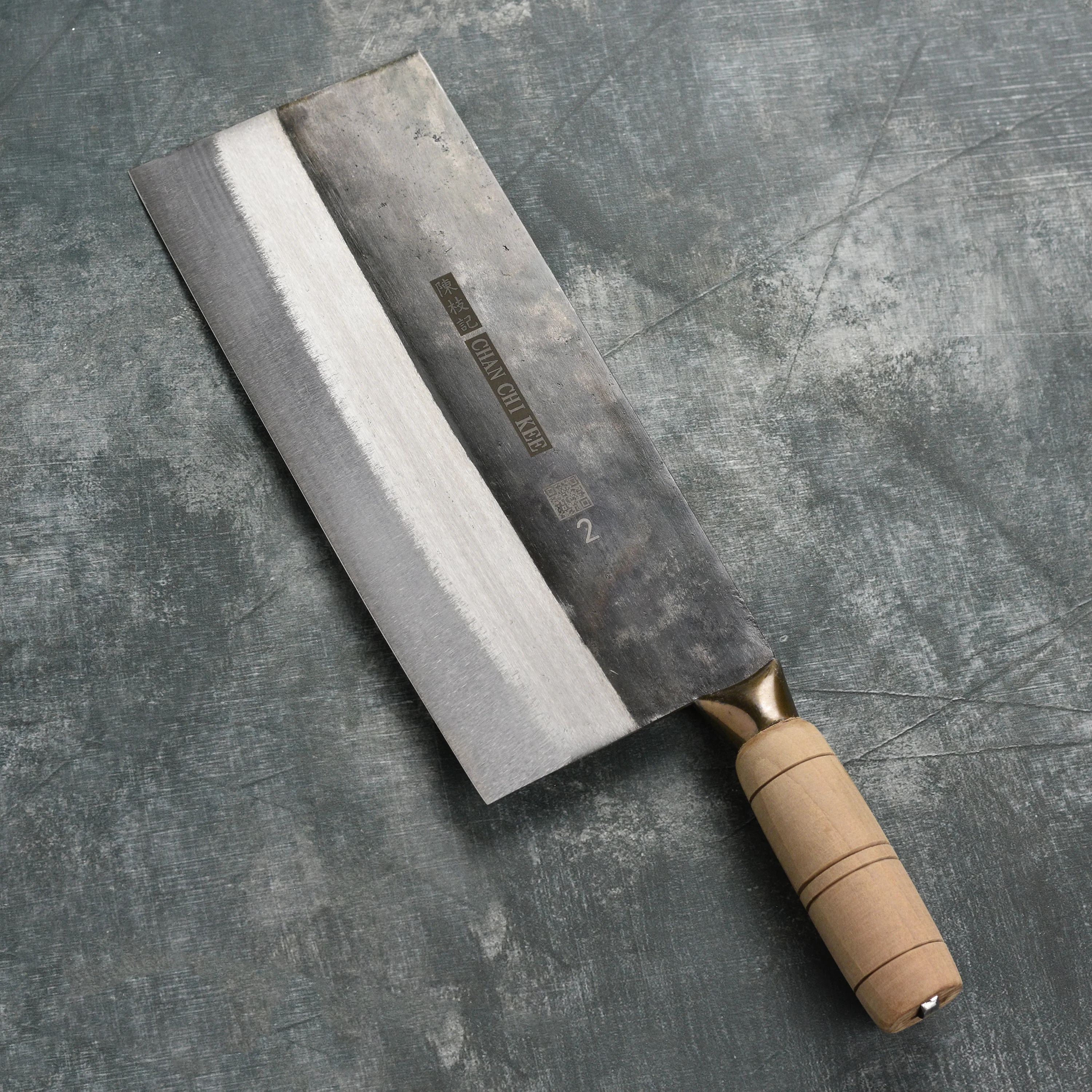 CCK Slicer 8.7" Carbon Steel Chinese Cleaver - Image 6