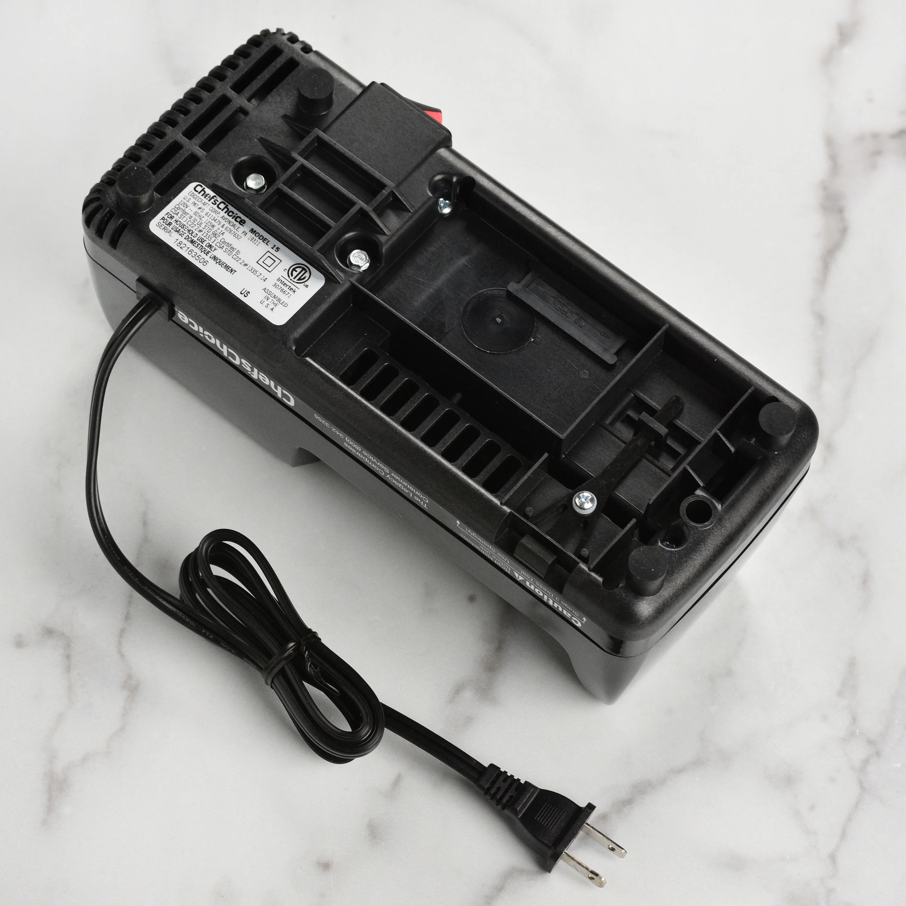 Chef's Choice 3 Stage Black Model 15XV Electric Knife Sharpener - Image 7