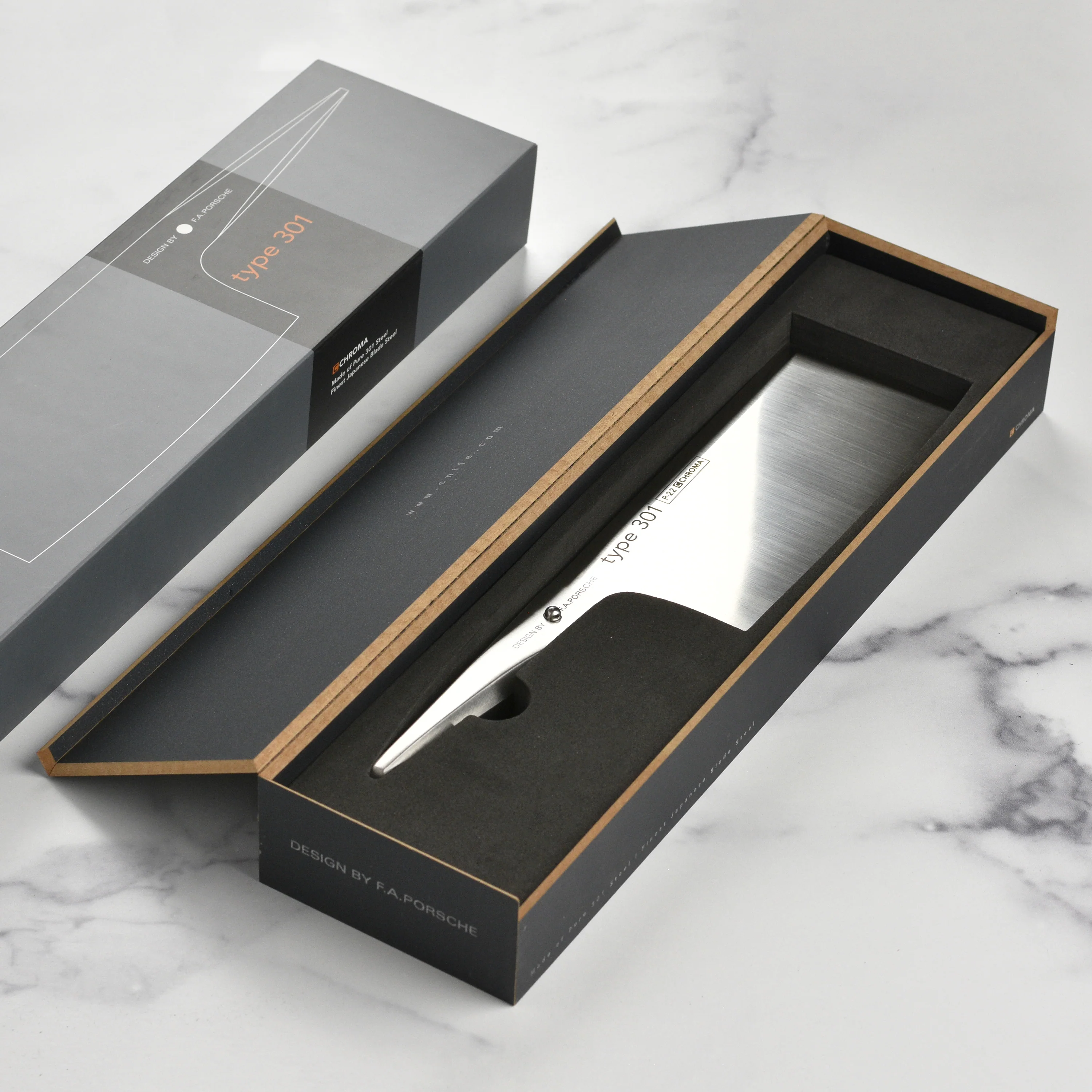 Chroma Type 301 7" Chinese Vegetable Cleaver - Image 5