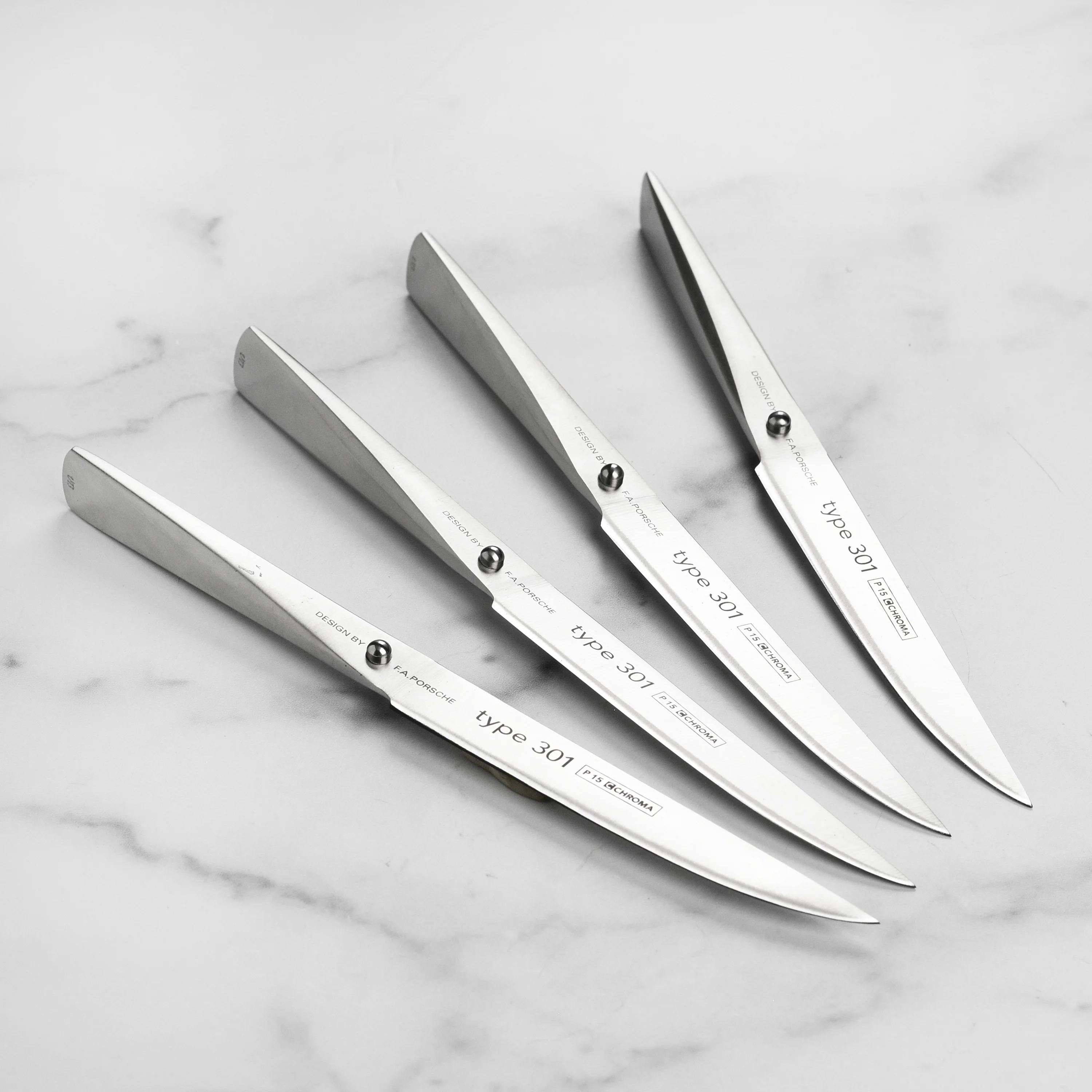 Chroma Type 301 4 Piece Steak Knife Set - Image 5