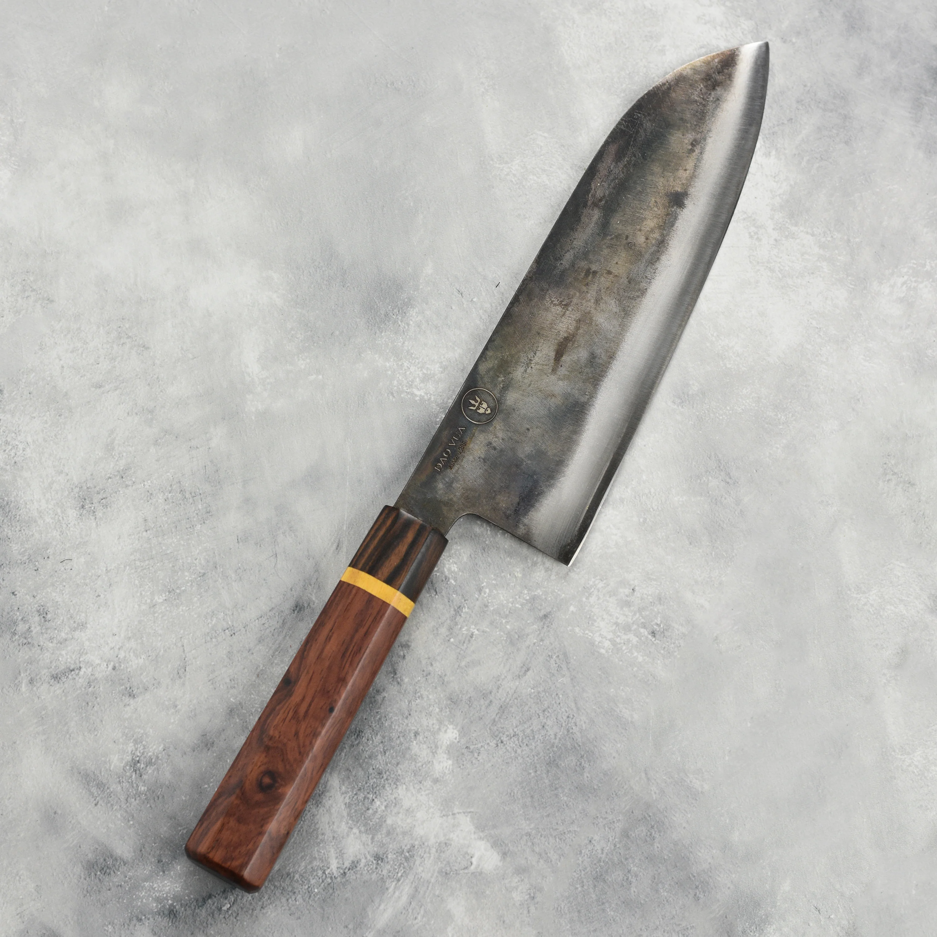 Dao Vua V3 Special Carbon Steel 8.25" Tall Gyuto - Image 7