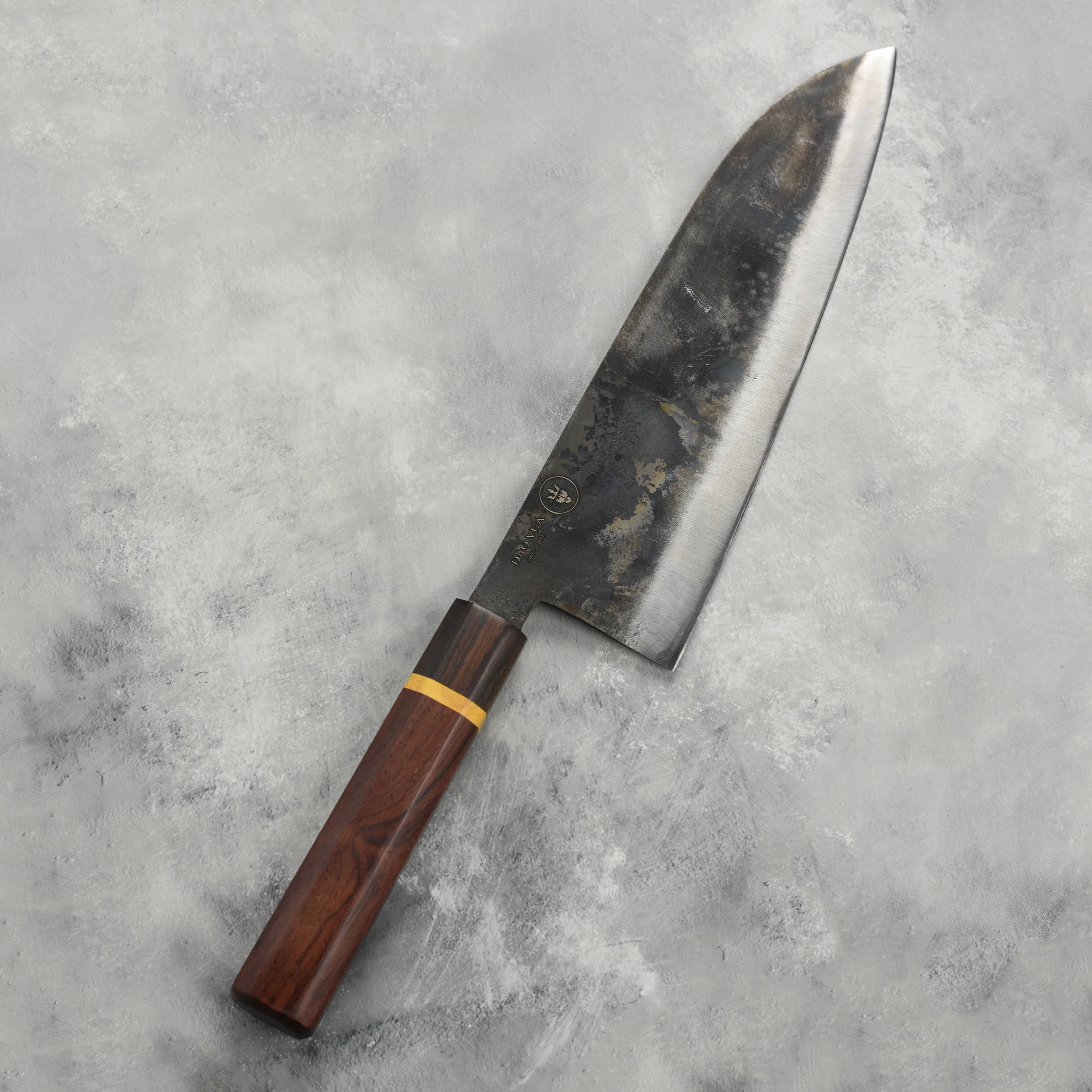 Dao Vua V3 Special Carbon Steel 9.4" Tall Gyuto - Image 7