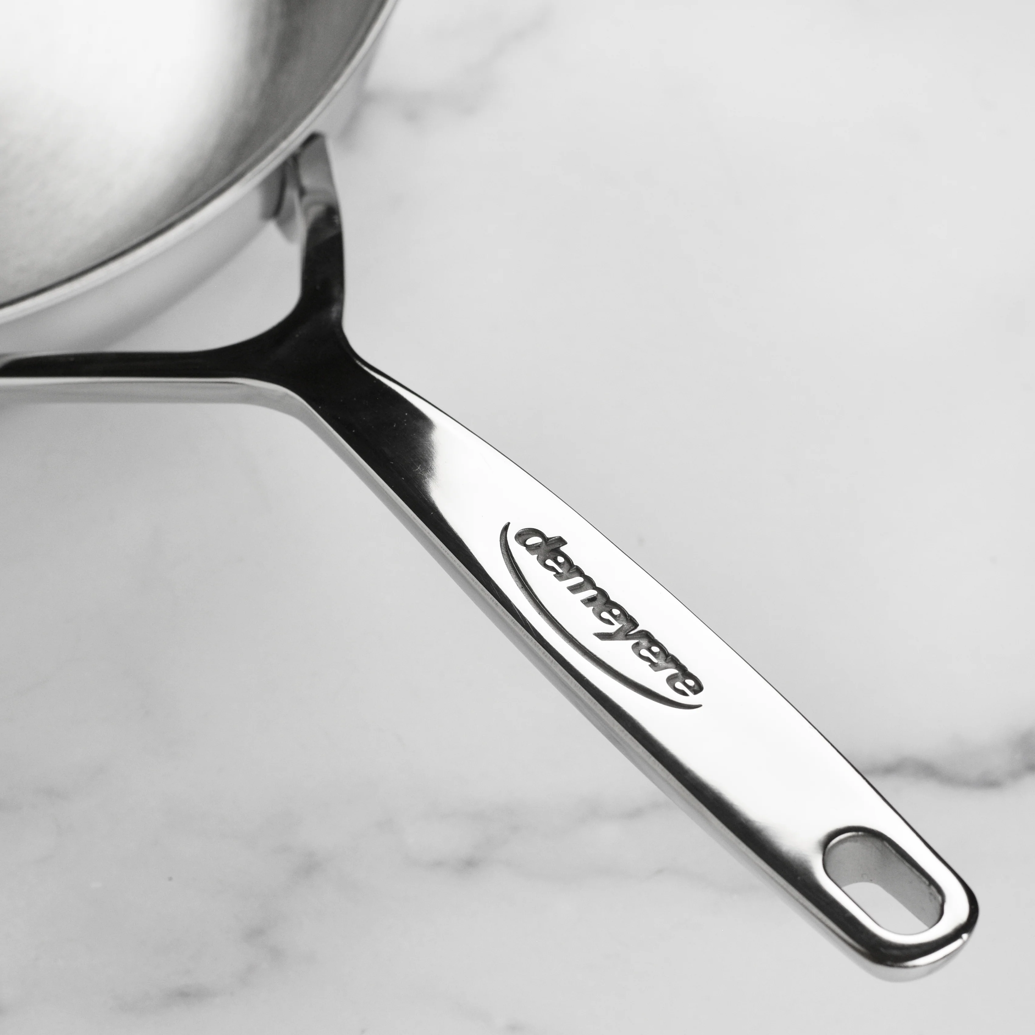 Demeyere 5-Plus 9.5" Stainless Steel Fry Pan - Image 6