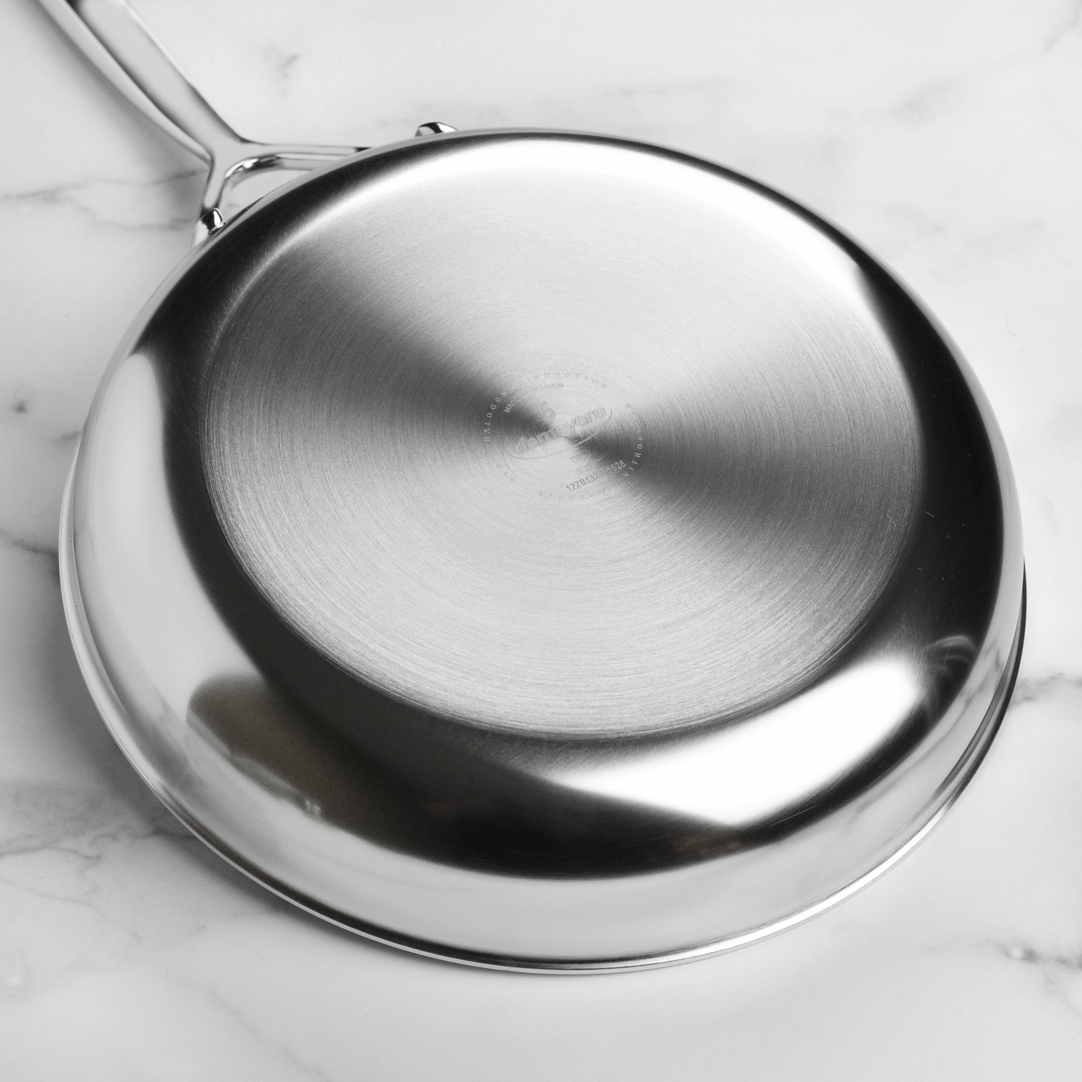 Demeyere 5-Plus 11" Stainless Steel Fry Pan with Glass Lid - Image 5