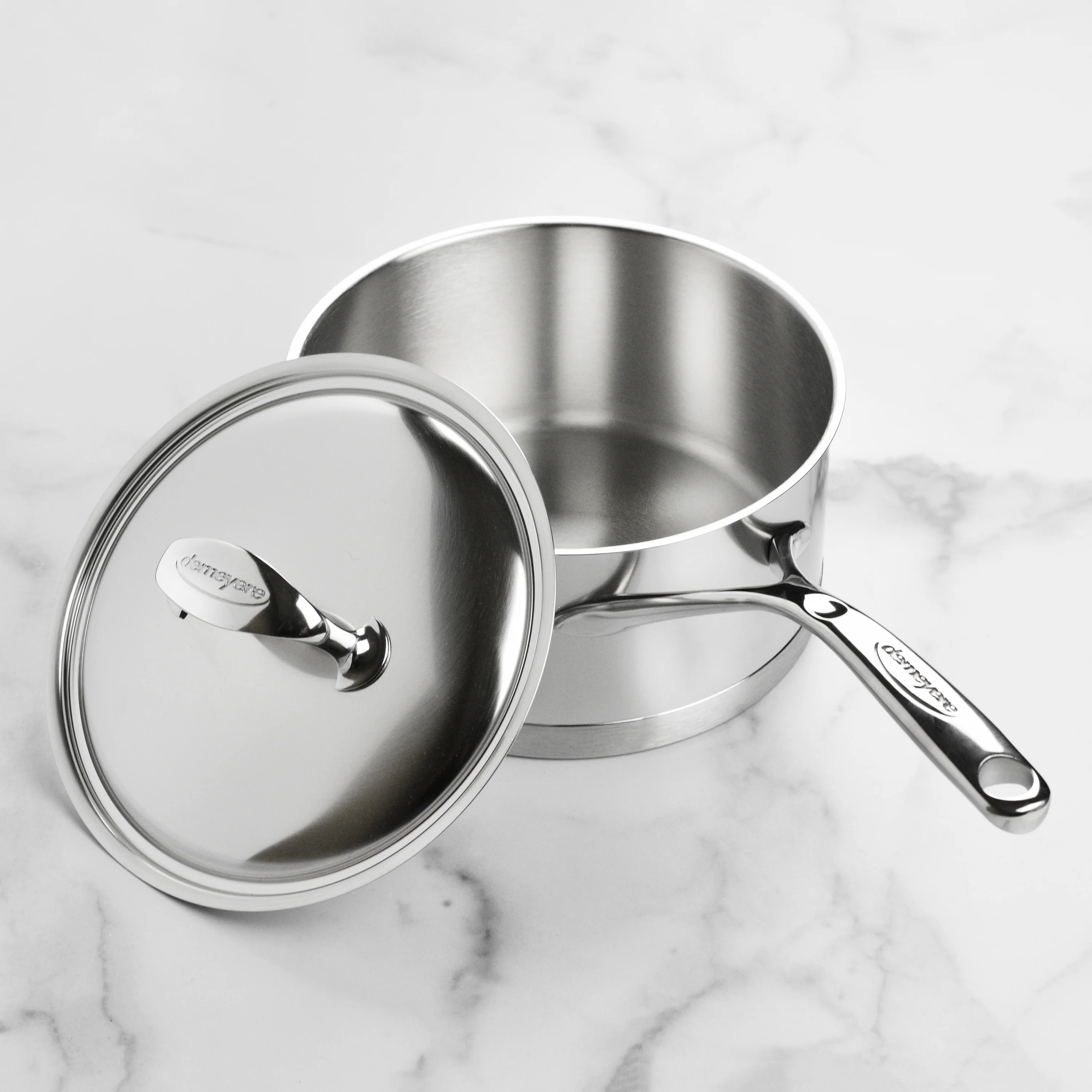 Demeyere Atlantis 3.2-quart Stainless Steel Saucepan - Image 5