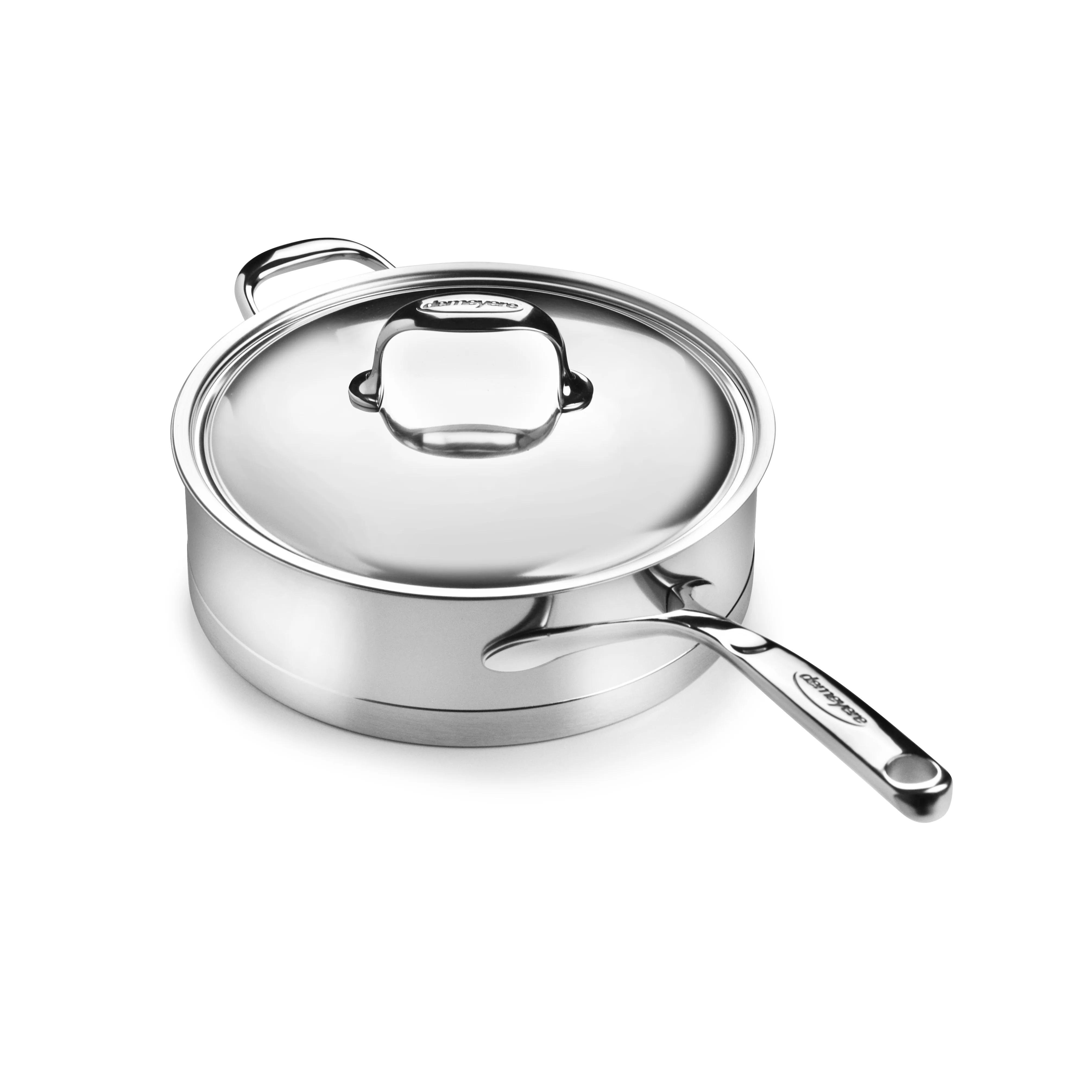 Demeyere Atlantis 3-quart Stainless Steel Saute Pan - Image 7
