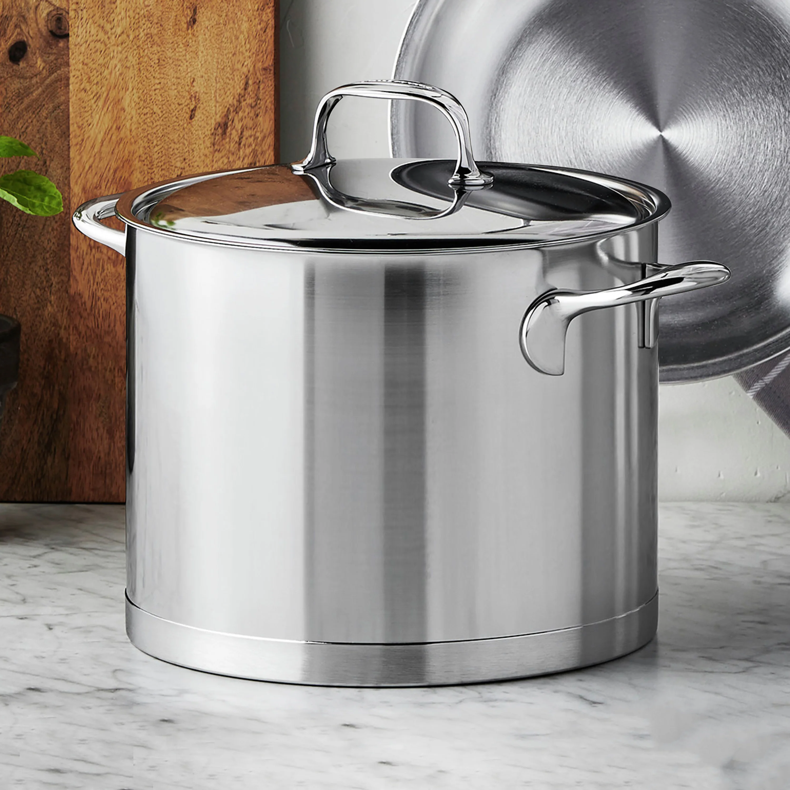 Demeyere Atlantis 8.5-quart Stainless Steel Stock Pot - Image 2