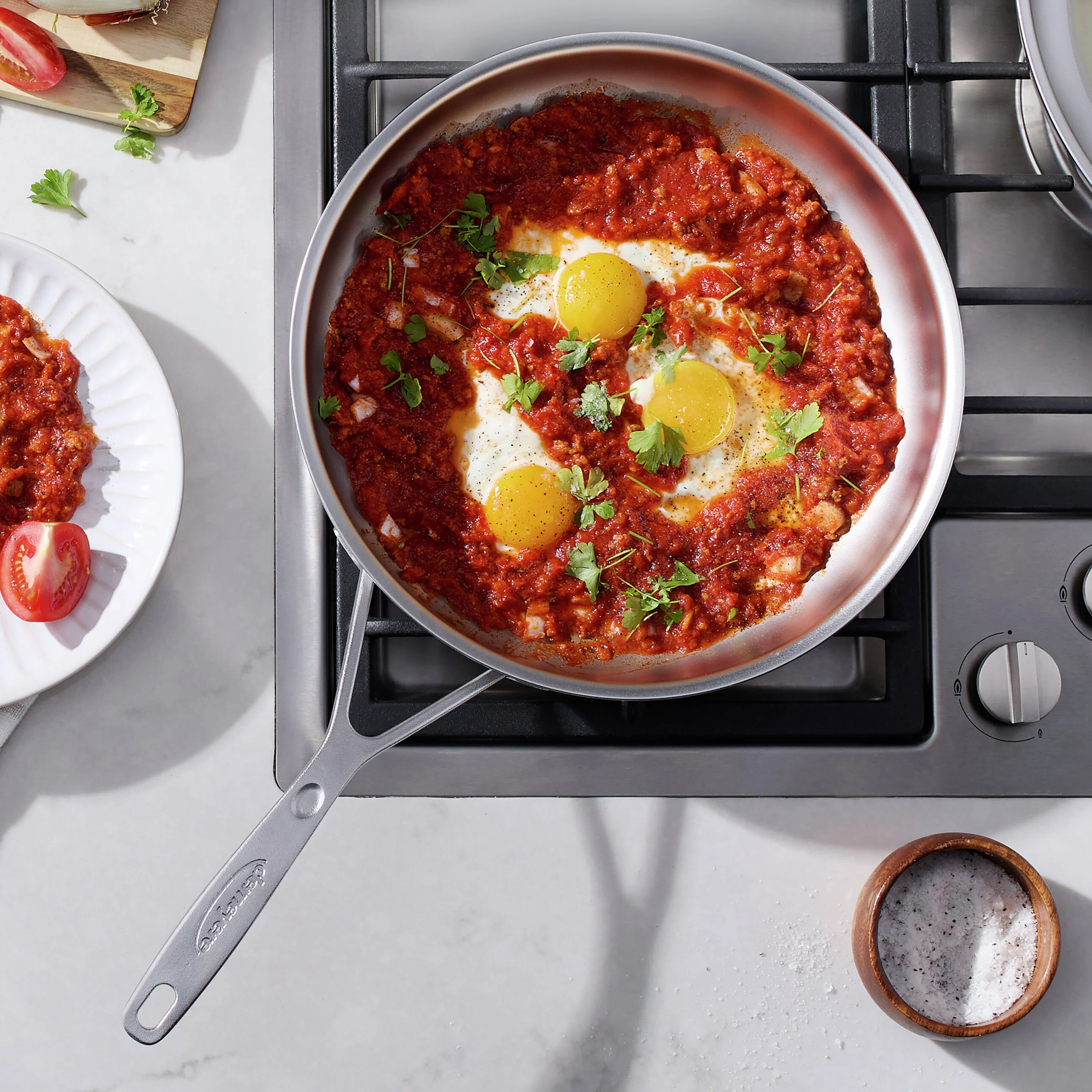 Demeyere Industry5 11" Nanotouch Fry Pan - Image 2