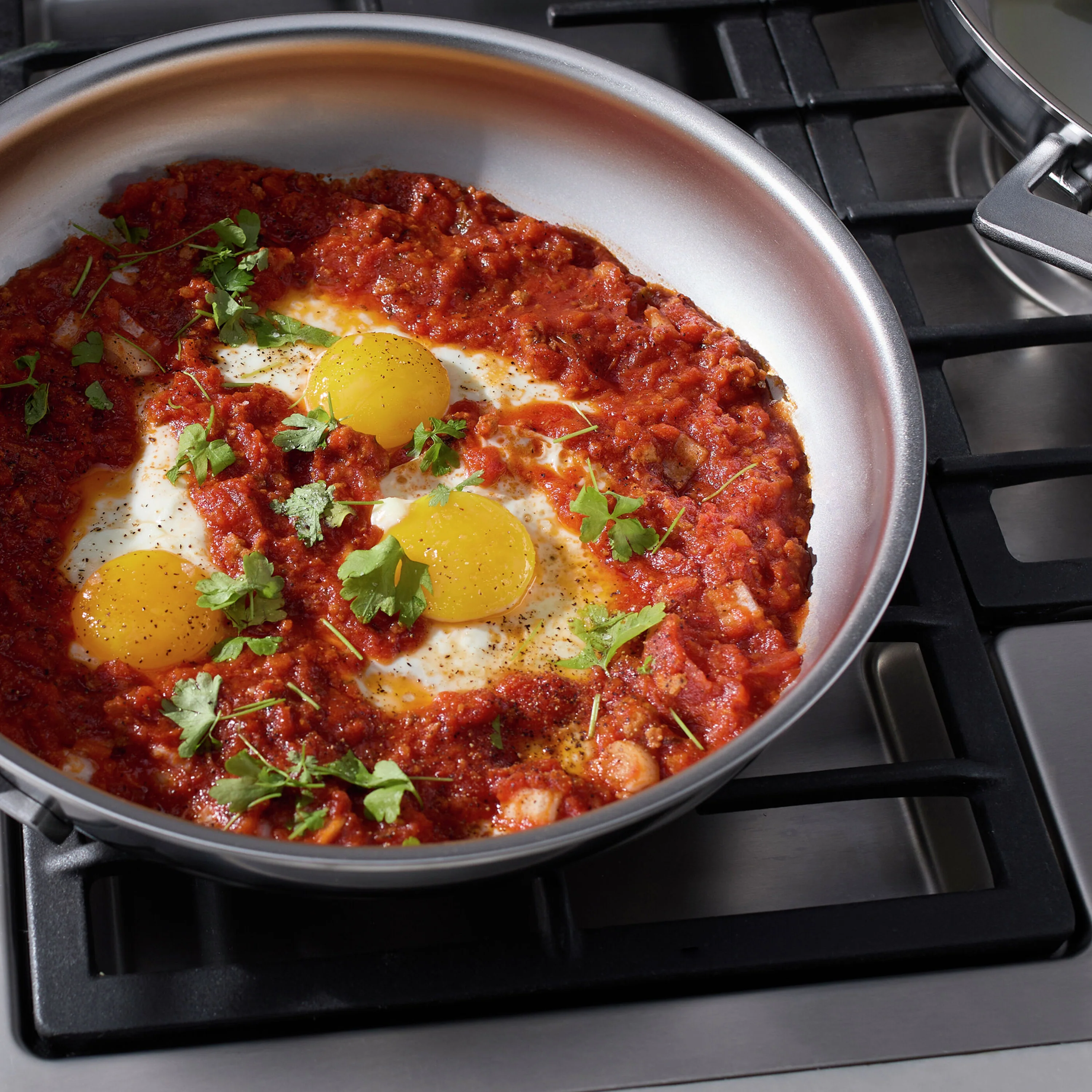 Demeyere Industry5 11" Nanotouch Fry Pan - Image 8