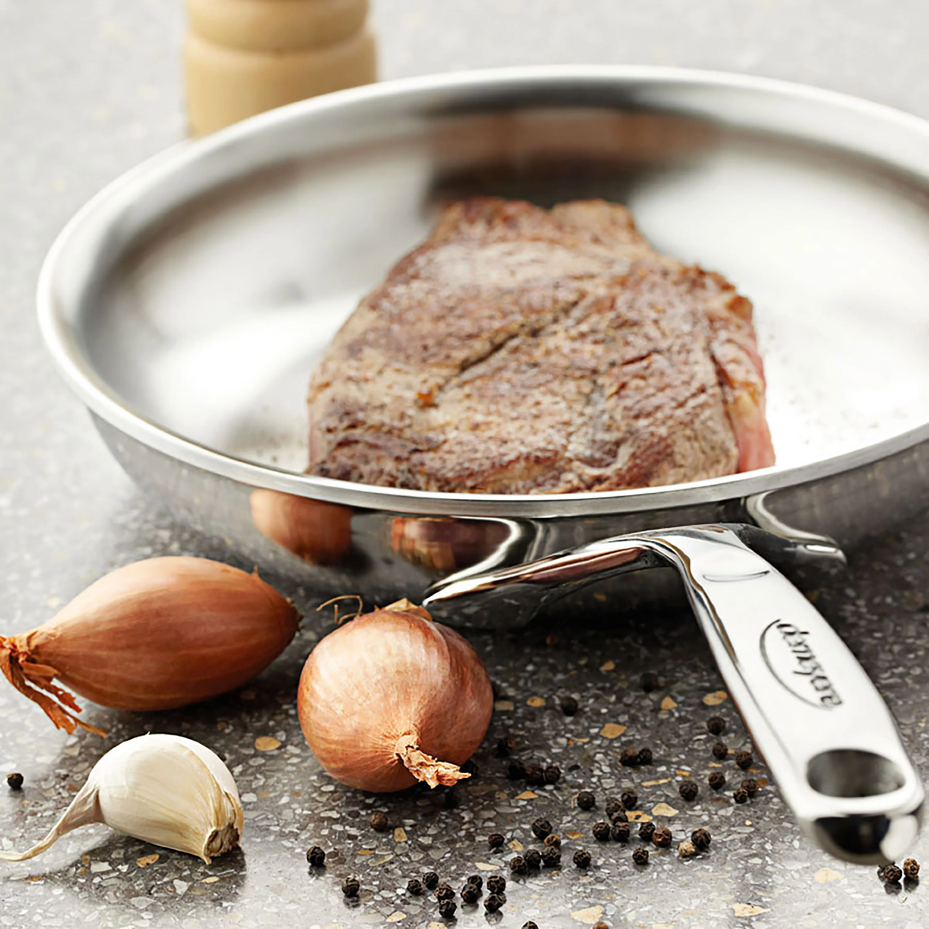 Demeyere Proline 7.9" Stainless Steel Fry Pan - Image 2