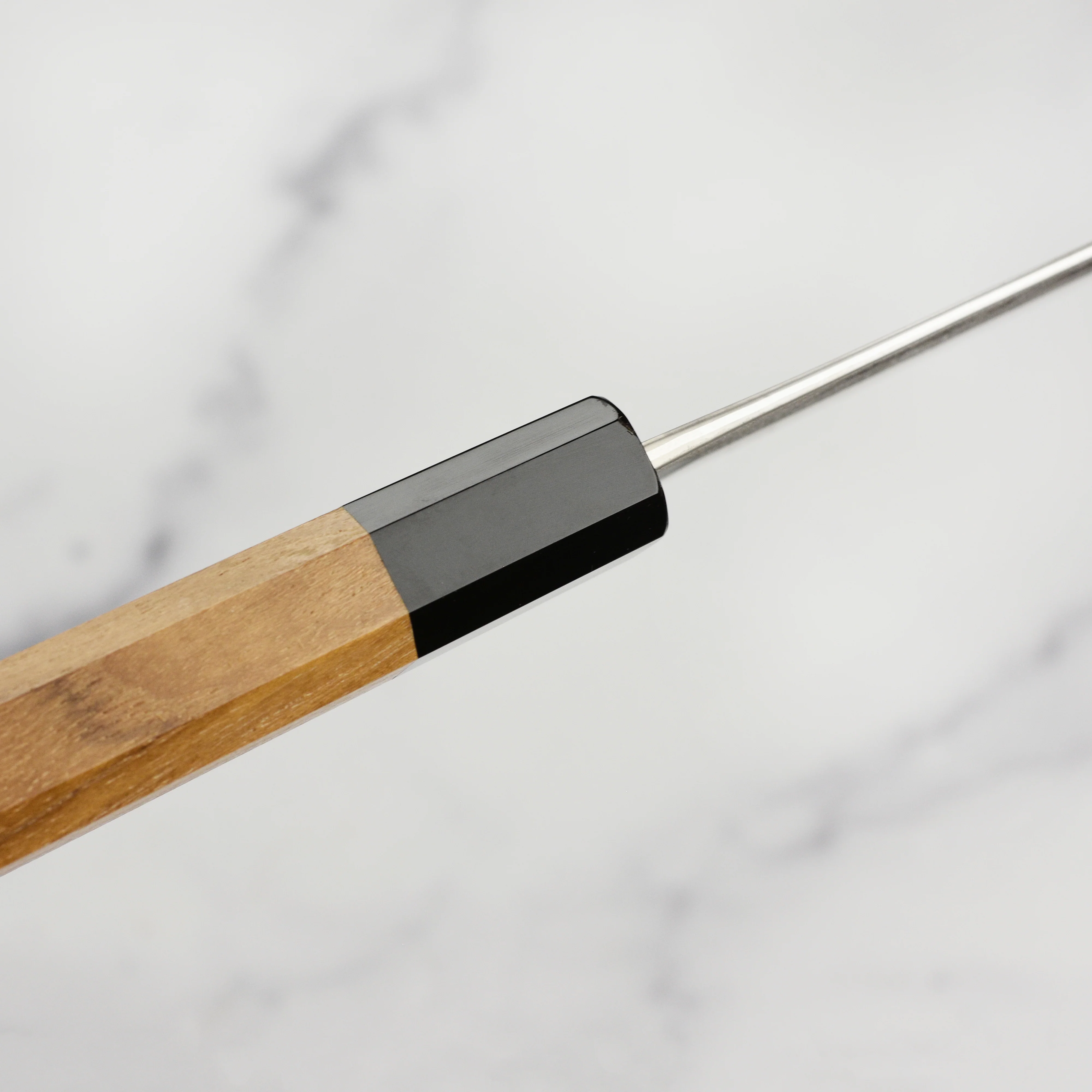 Enso Hand-Forged Aogami Super 7" Bunka with Saya - Image 5