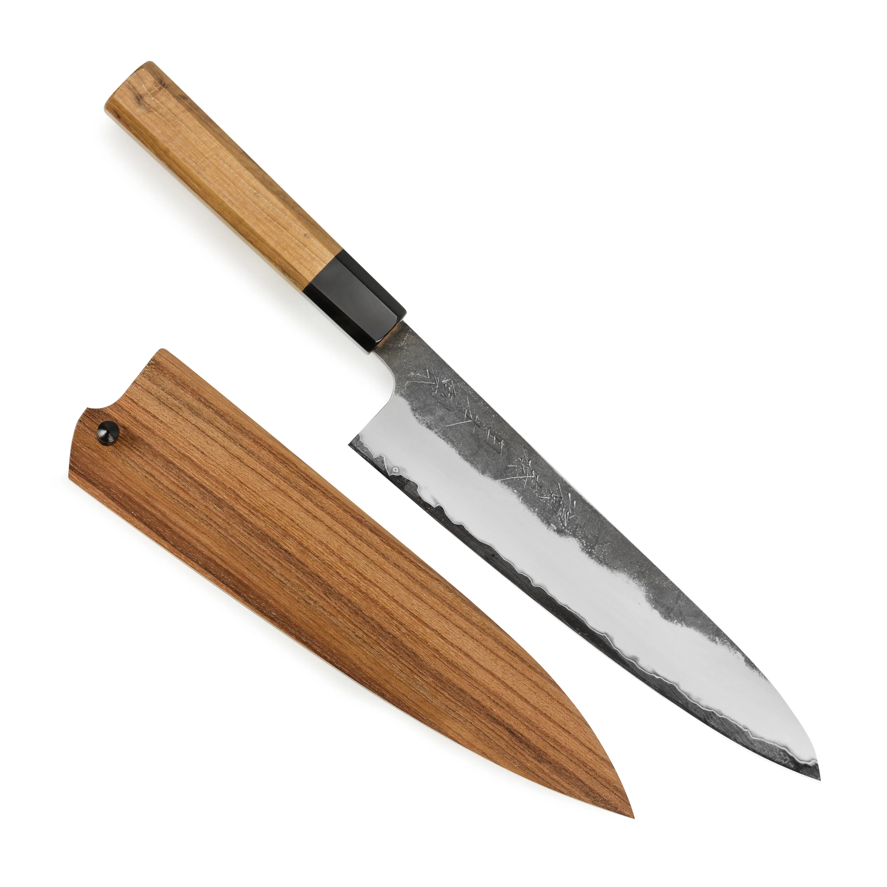 Enso Hand-Forged Aogami Super 8.25" Gyuto with Saya - Image 13
