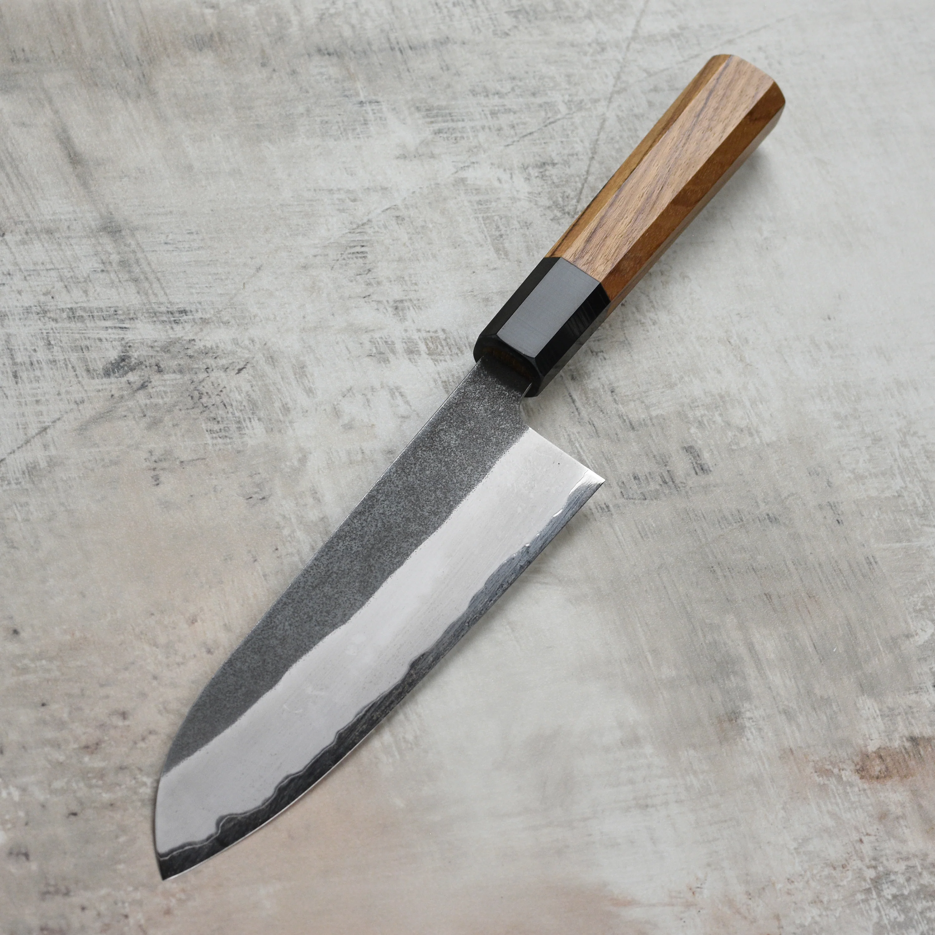 Enso Hand-Forged Aogami Super 6.7" Santoku with Saya - Image 5