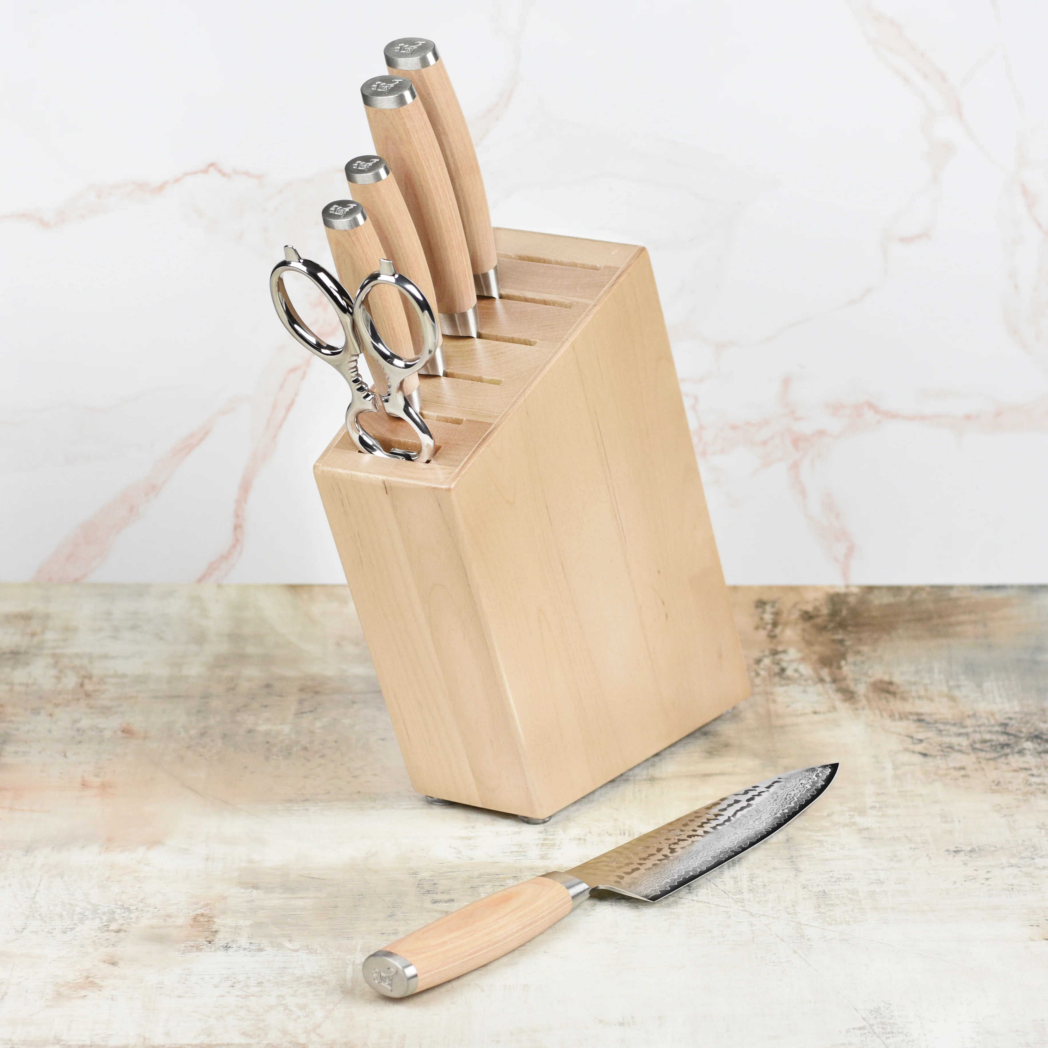 Enso 6 Slot Birch Knife Block - Image 2