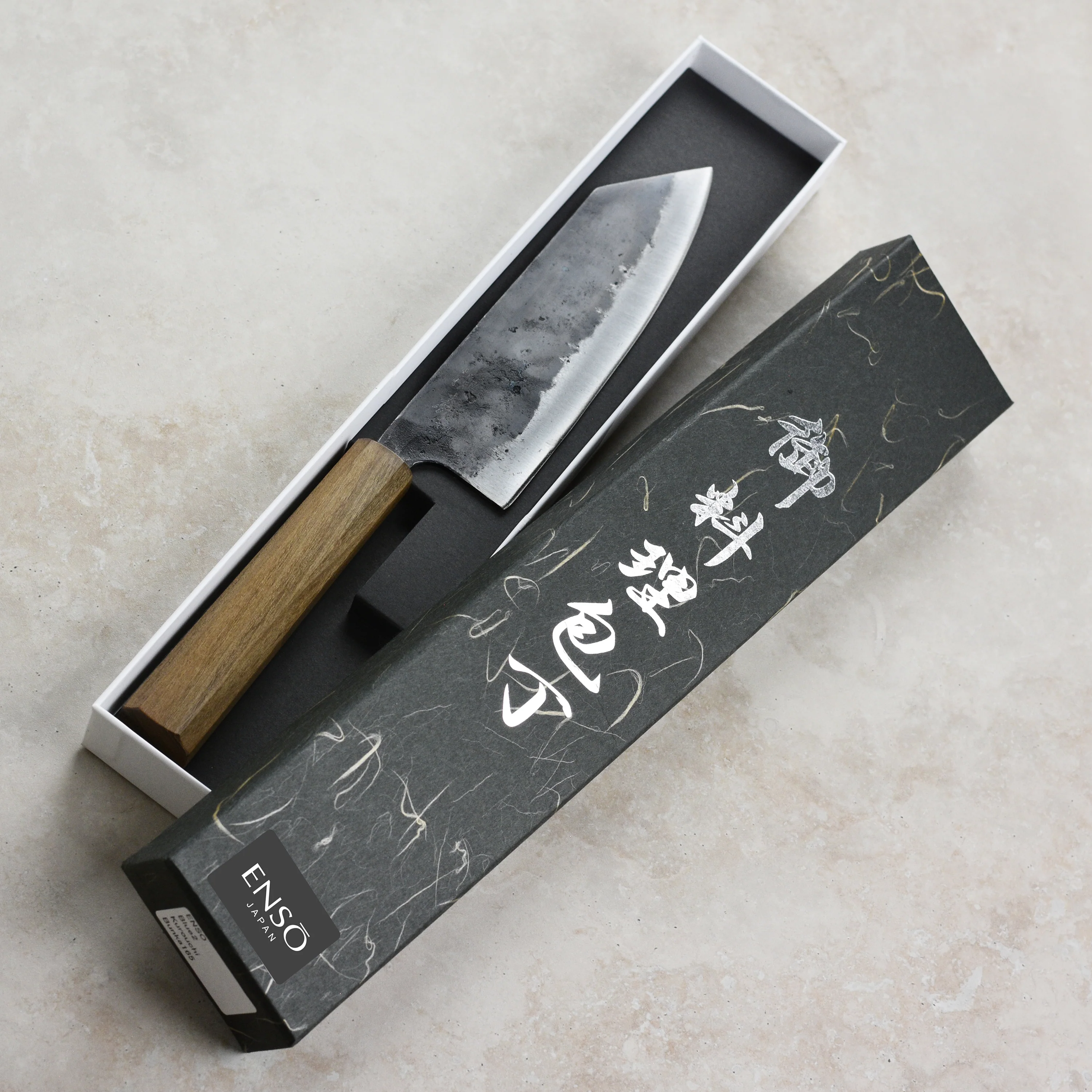 Enso Blue Carbon 6.5" Bunka Knife - Image 4