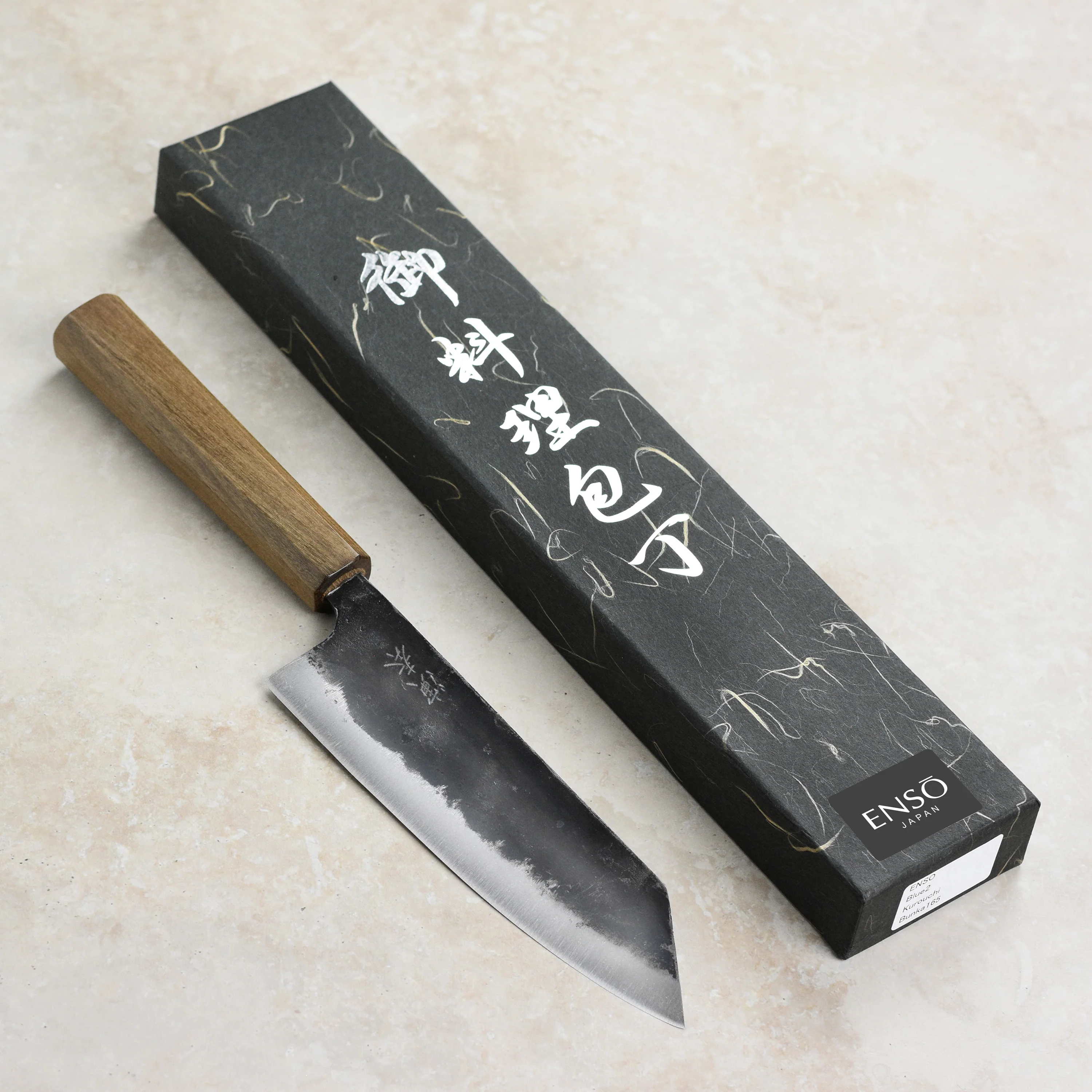 Enso Blue Carbon 6.5" Bunka Knife - Image 7