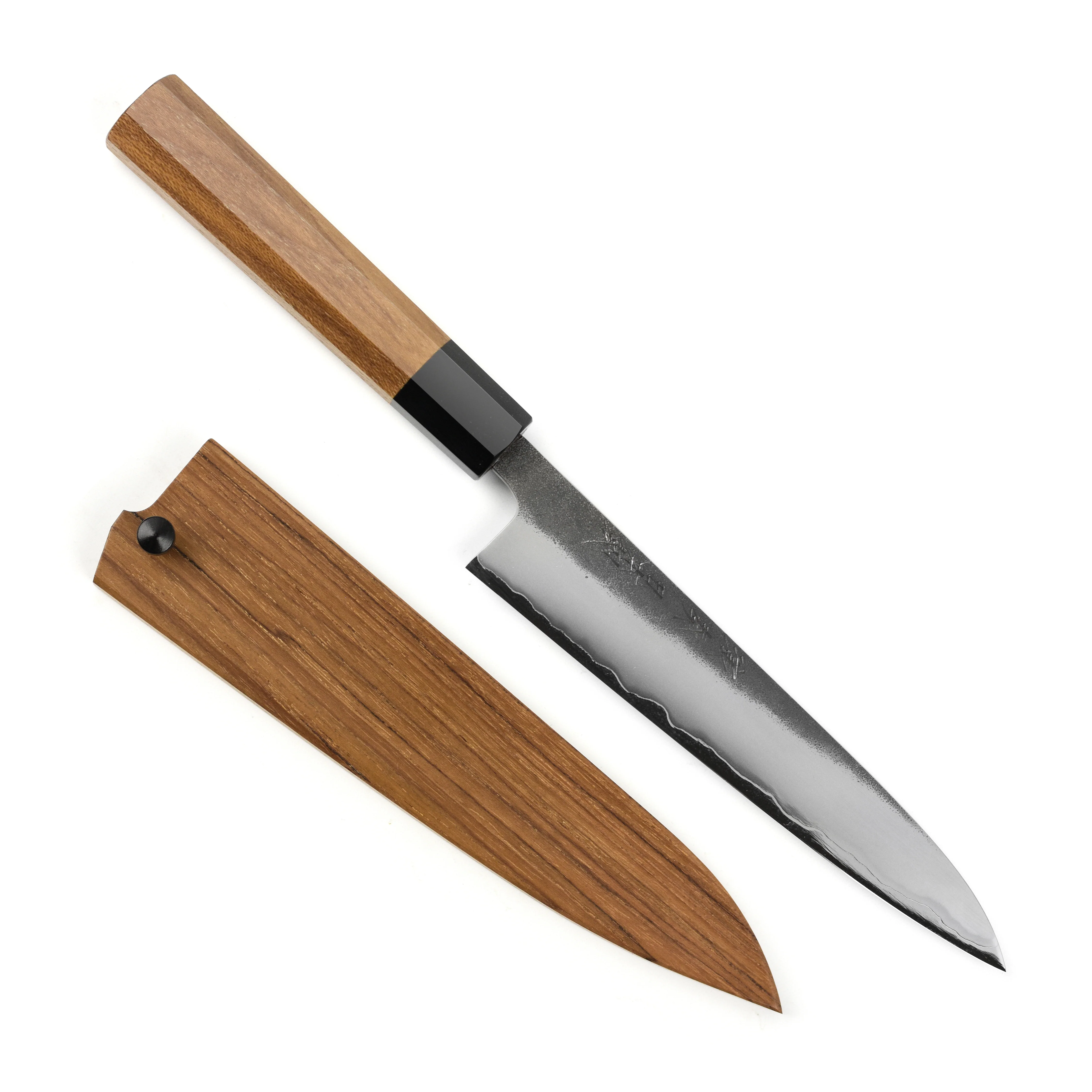 Enso Hand-Forged Aogami Super 5.9" Petty with Saya - Image 11