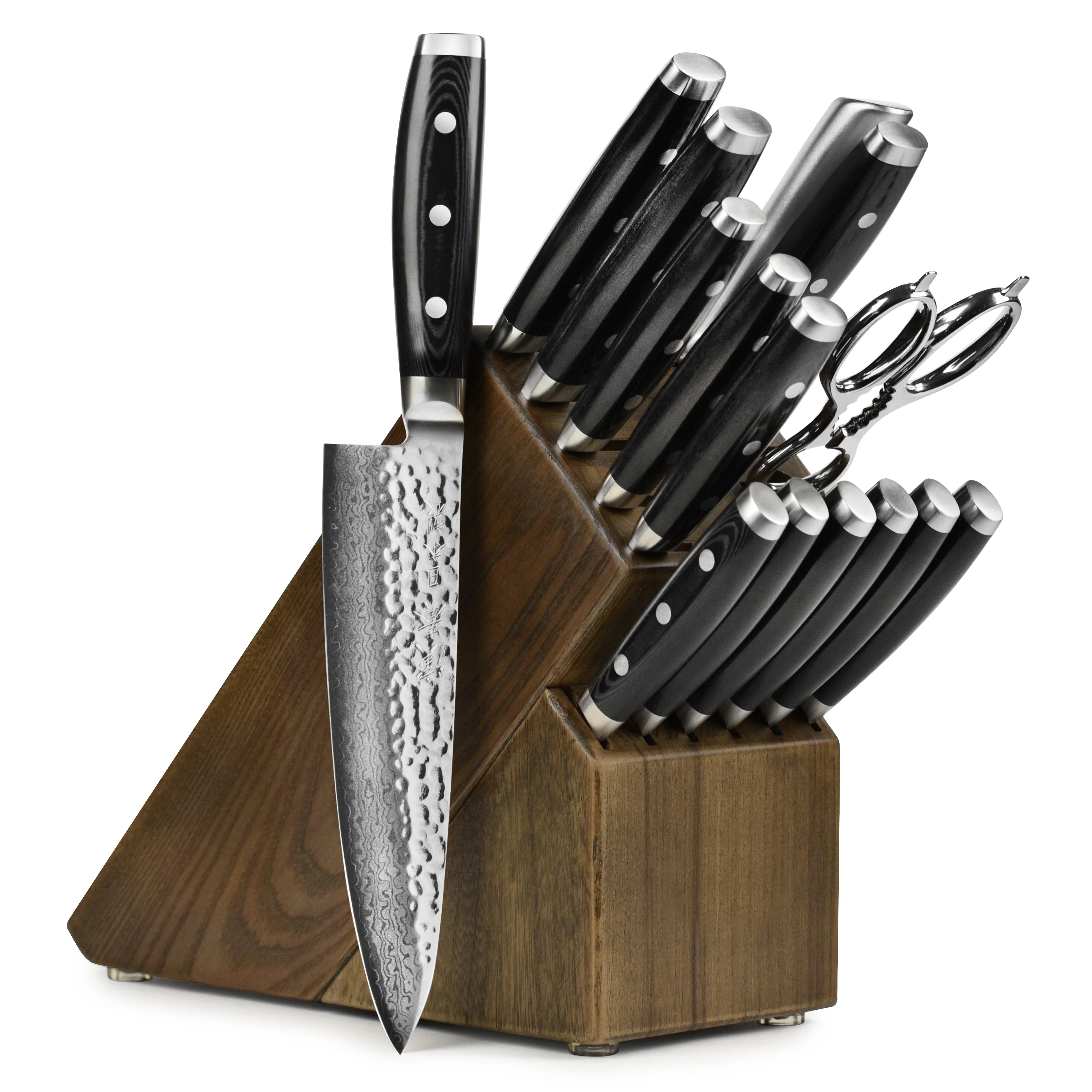 Enso HD 16 Piece Dark Ash Knife Block Set - Image 6
