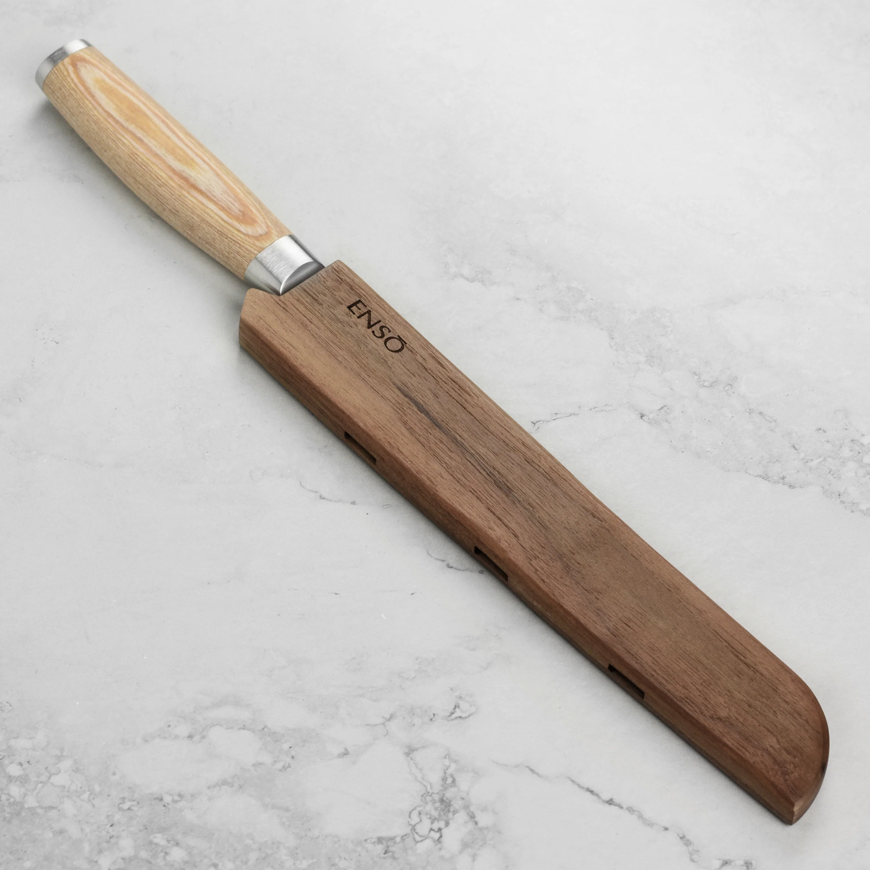 Enso Hizashi 9" Bread Knife with Sheath - Image 4