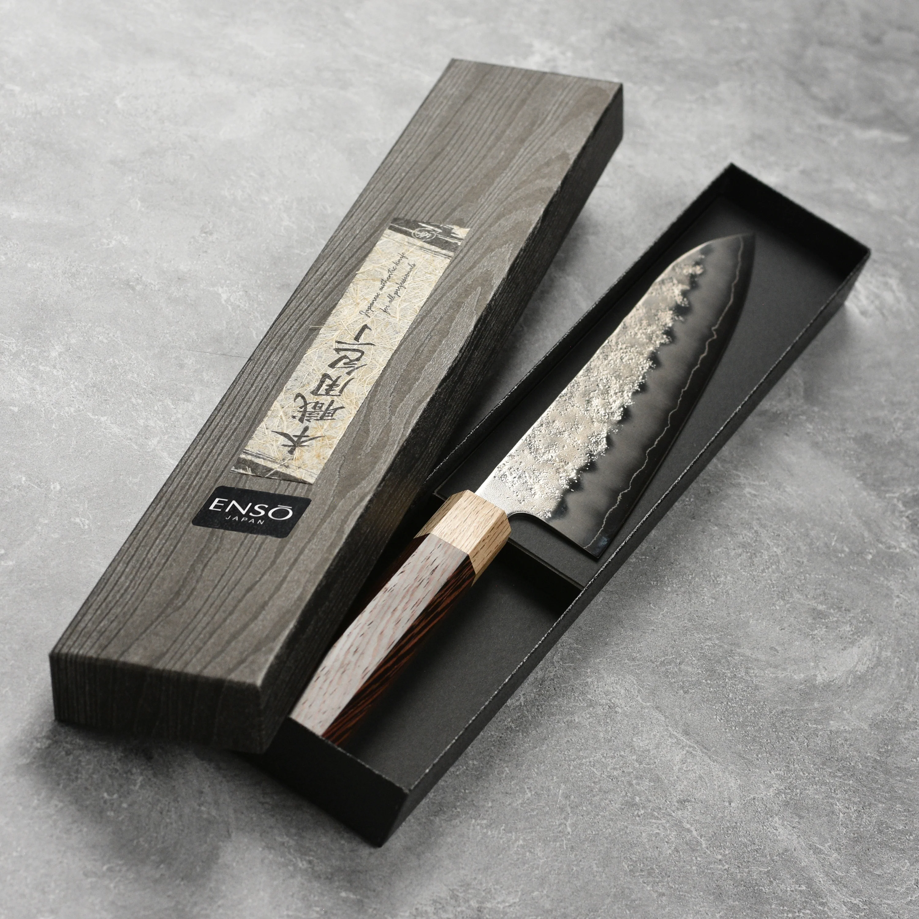 Enso Silver3 Nashiji 8.25" Gyuto - Image 8