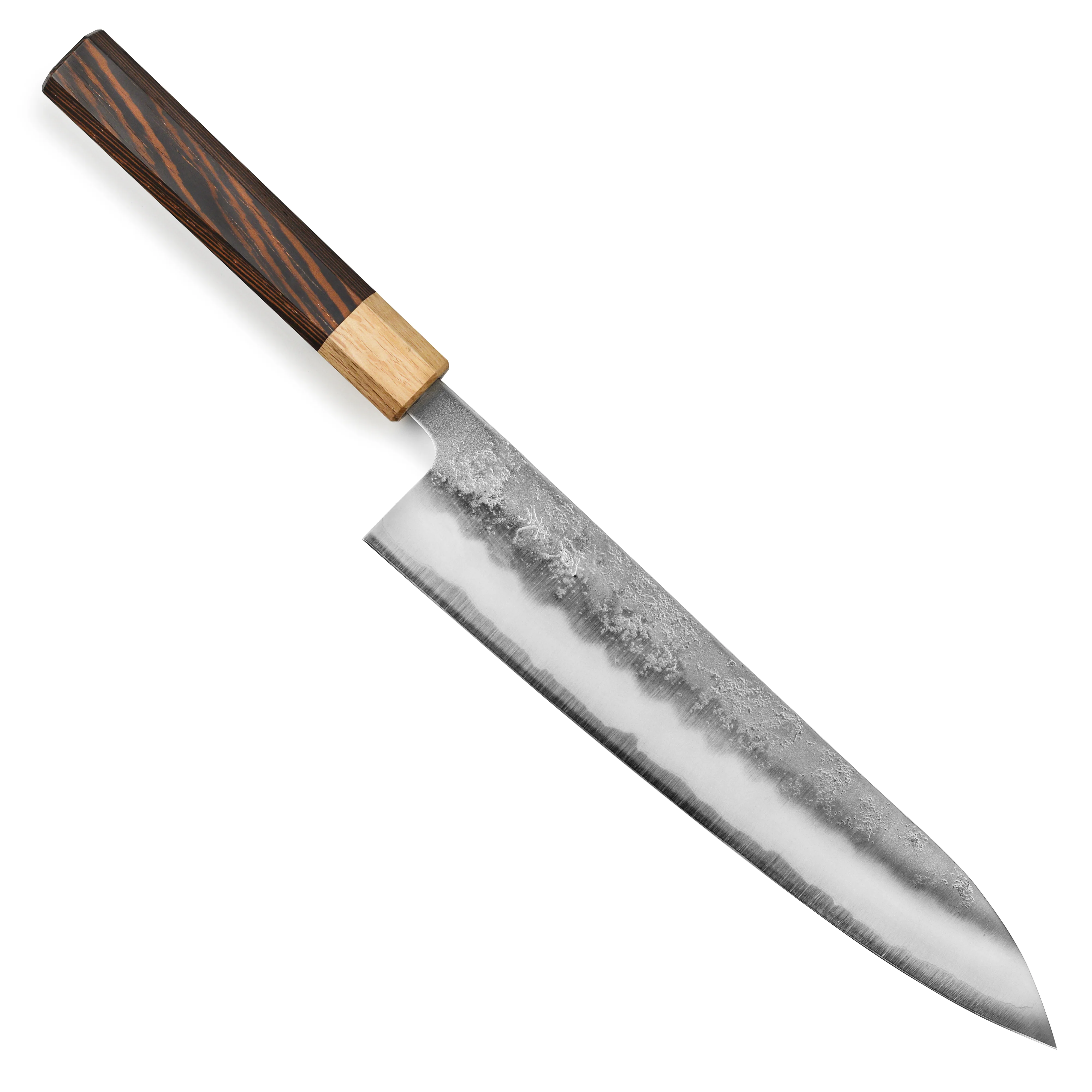 Enso Silver3 Nashiji 9.4" Gyuto - Image 4