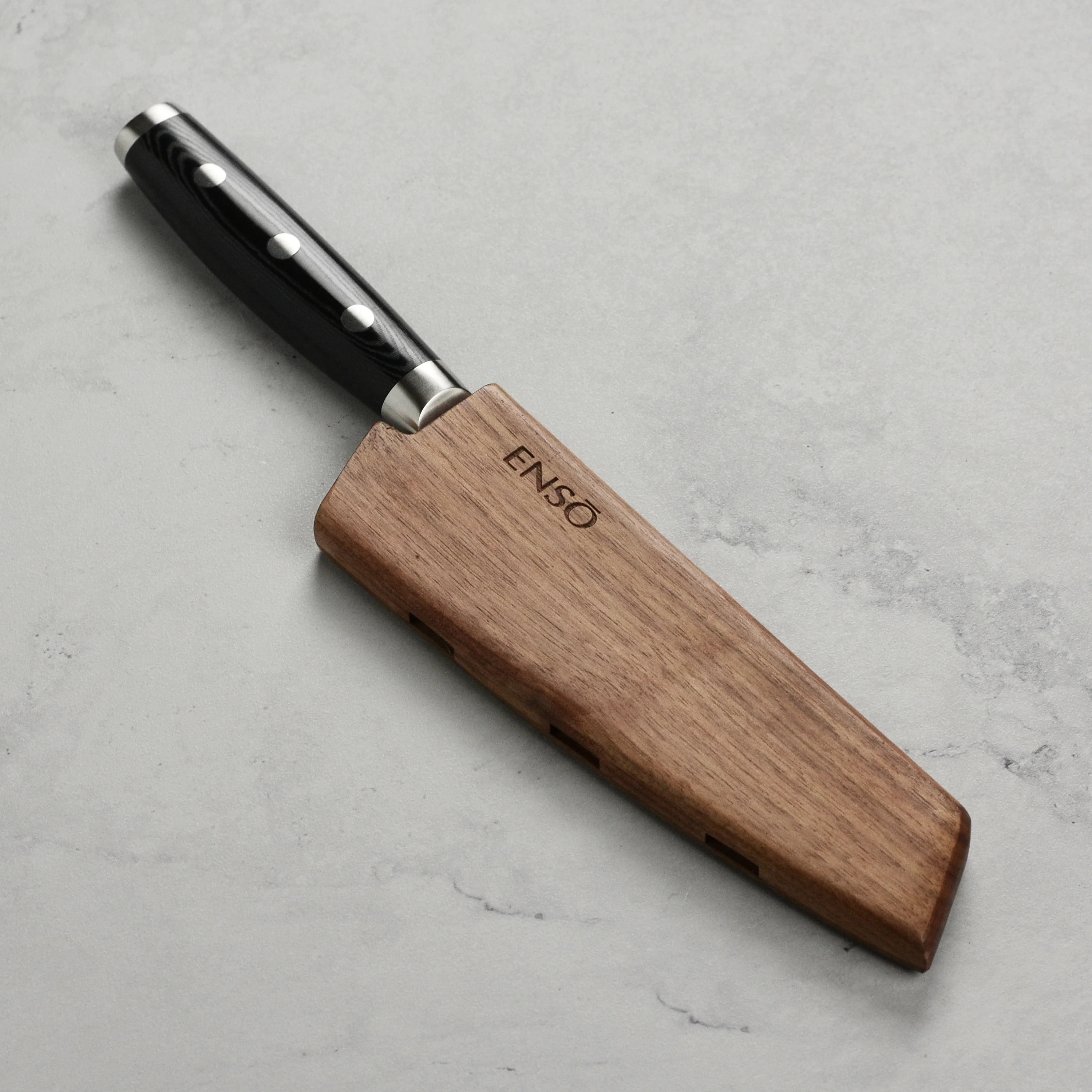Enso Walnut Magnetic Sheath for 5.5" Prep Knife - Image 2