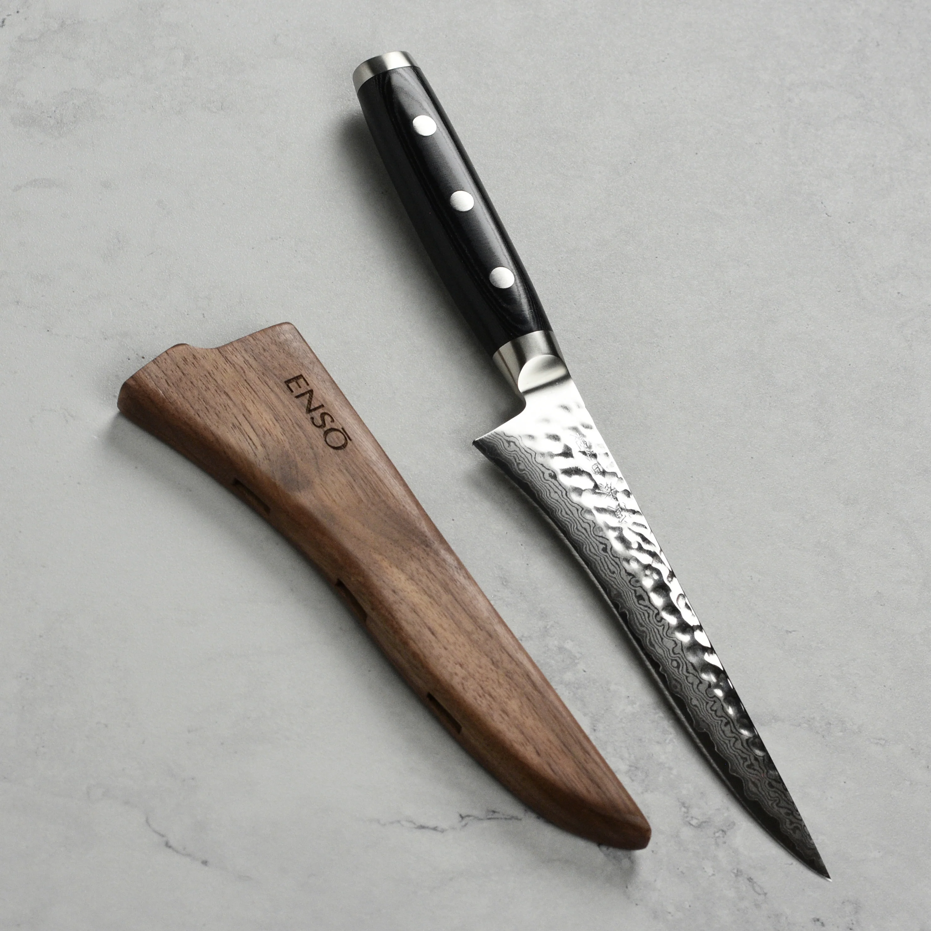 Enso Walnut Magnetic Sheath for 6" Straight Boning Knife - Image 4