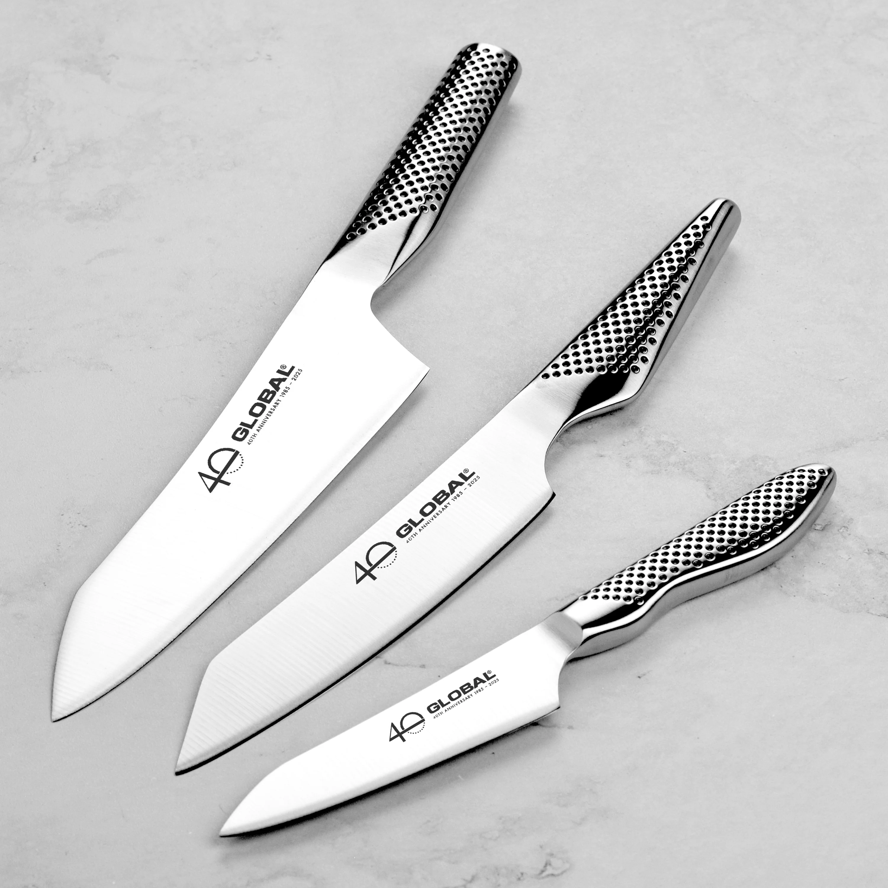 Global 40th Anniversary 3 Piece Knife Set - Image 4