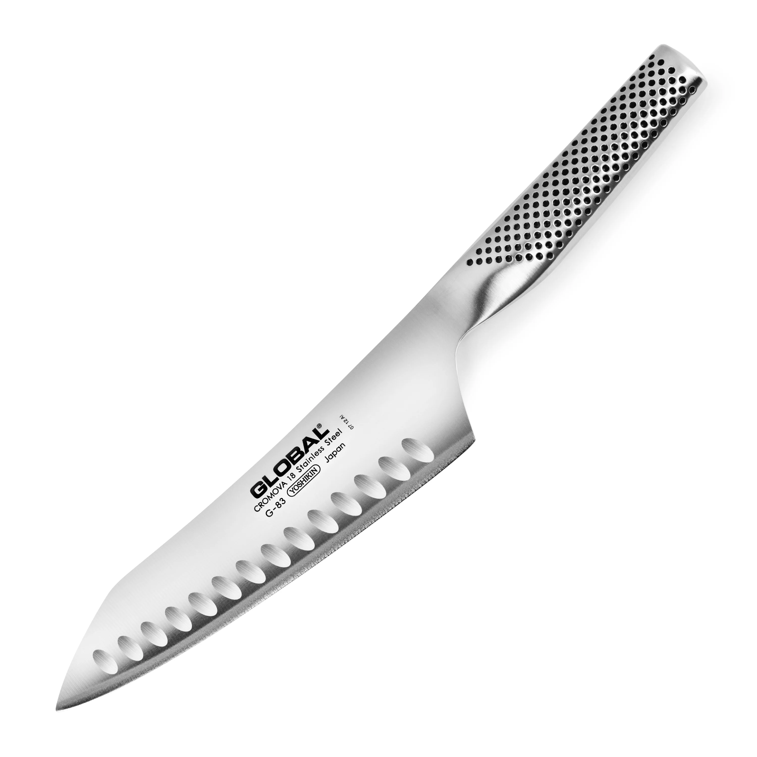 Global 7" Hollow Edge Asian Chef's Knife - Image 4