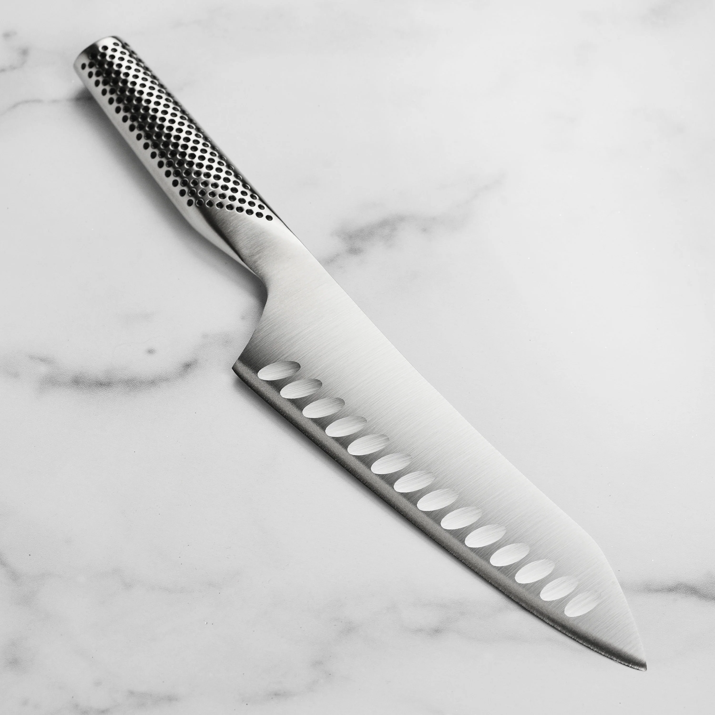 Global 7" Hollow Edge Asian Chef's Knife - Image 6
