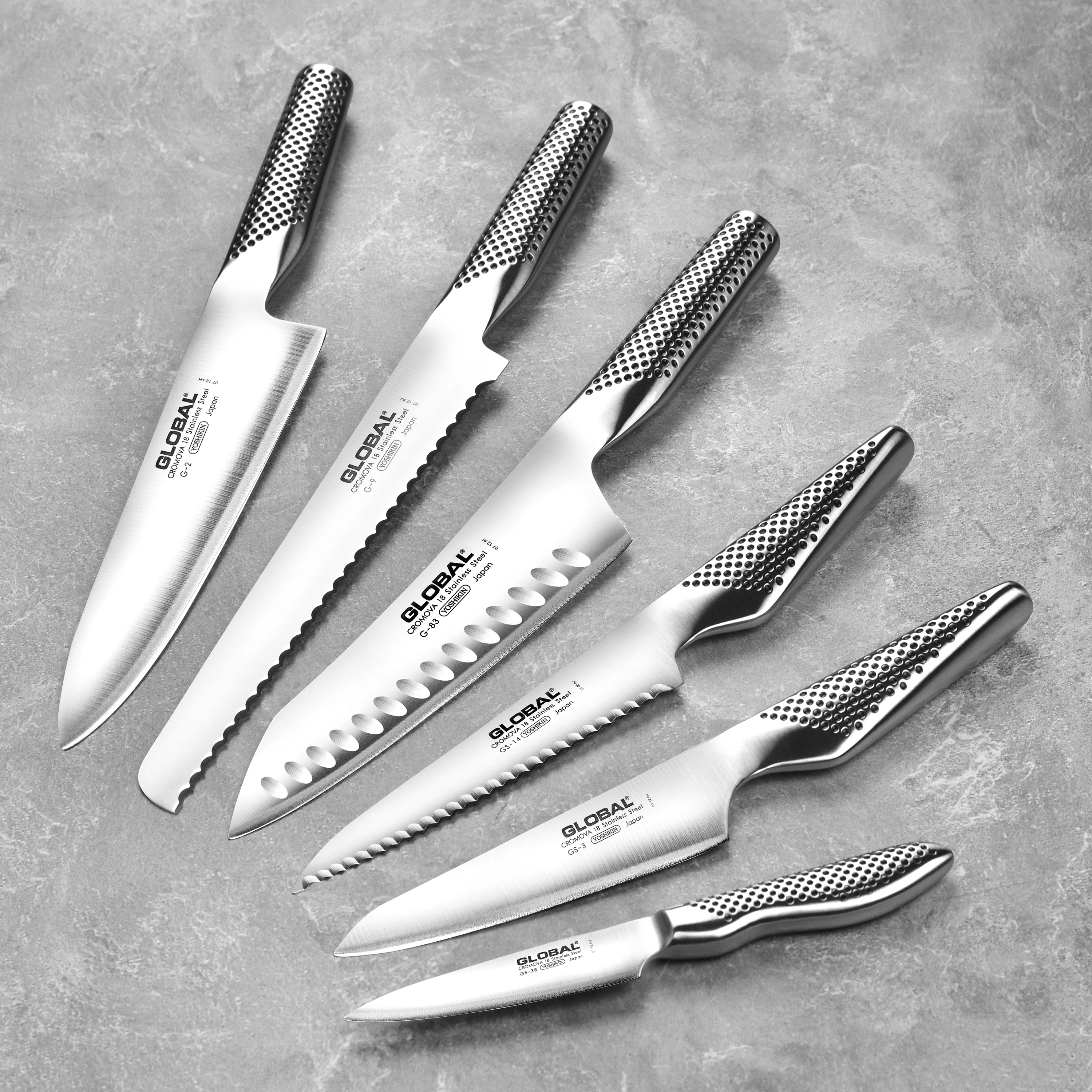 Global 11 Piece Akari Knife Block Set - Image 2