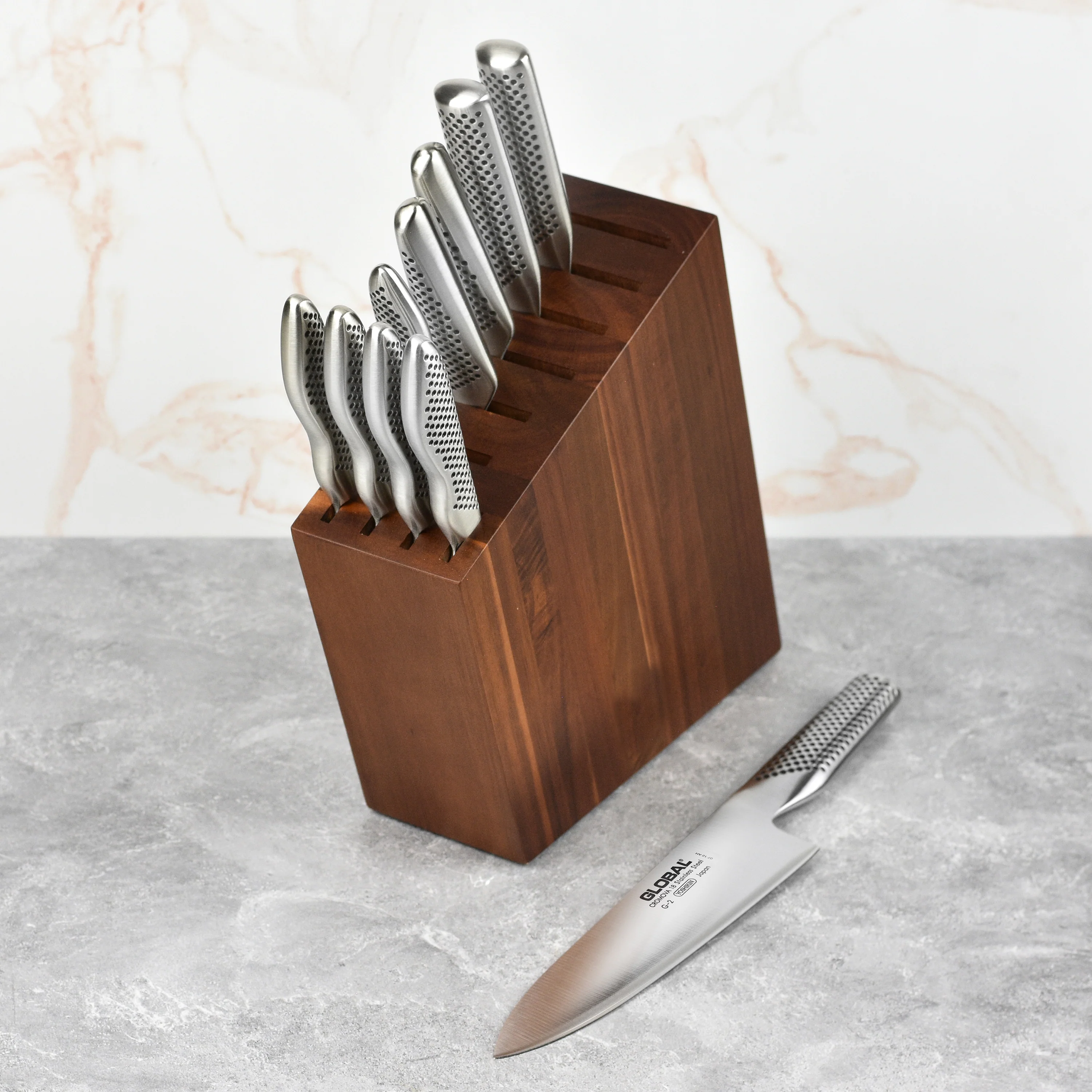 Global 11 Piece Akari Knife Block Set - Image 3