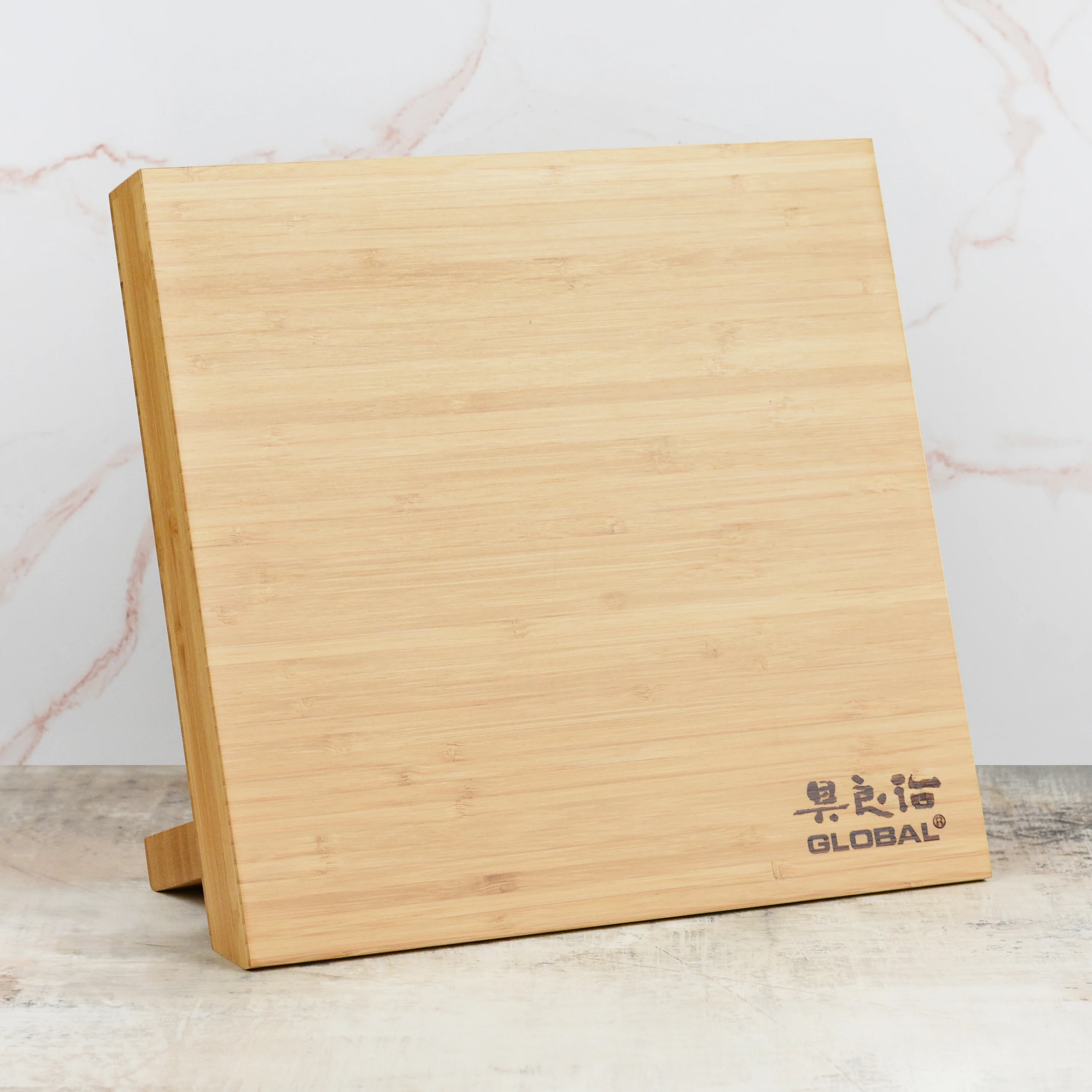 Global 5 Piece Magnetic Easel Knife Set, Bamboo Block - Image 4