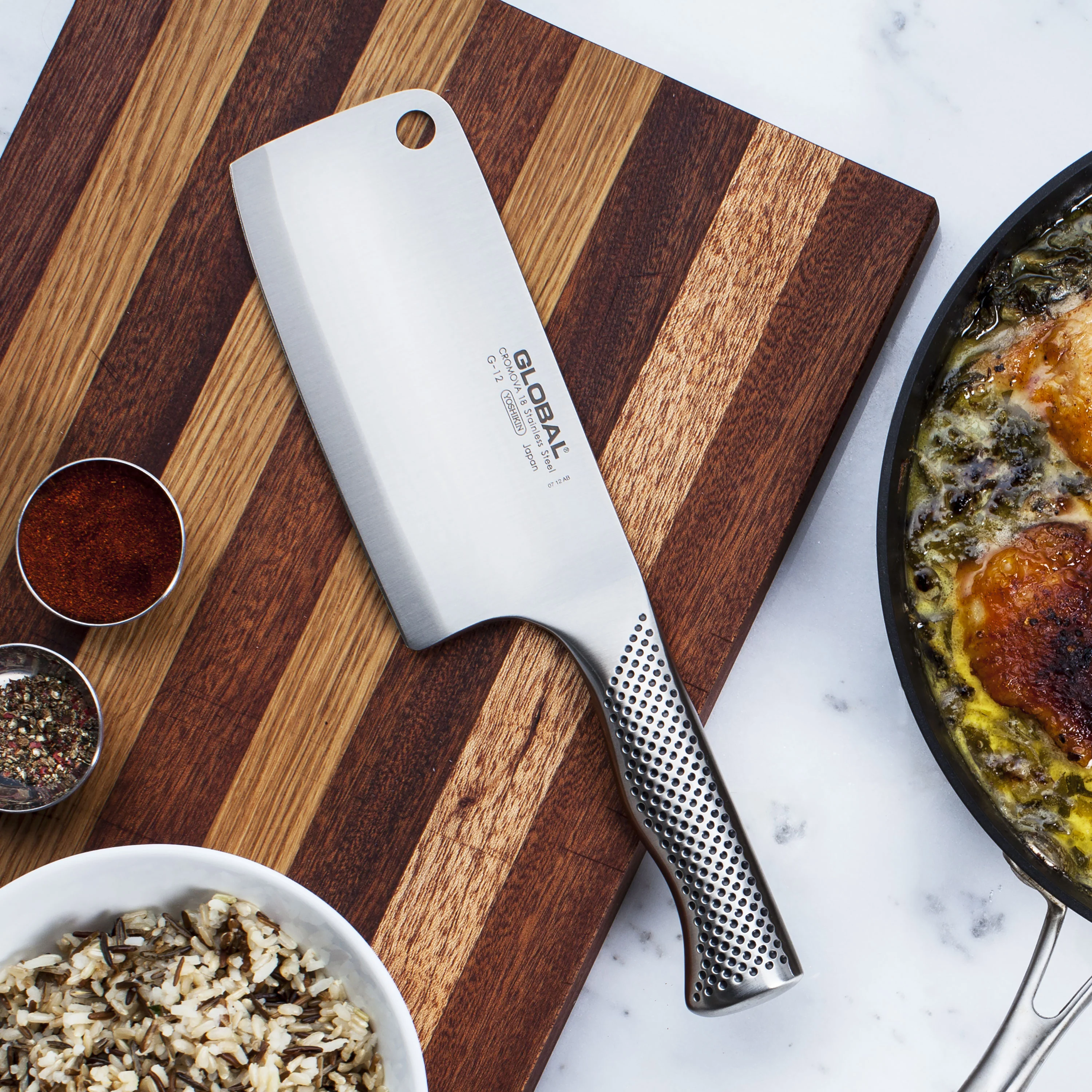 Global 6" Meat Cleaver - Image 5