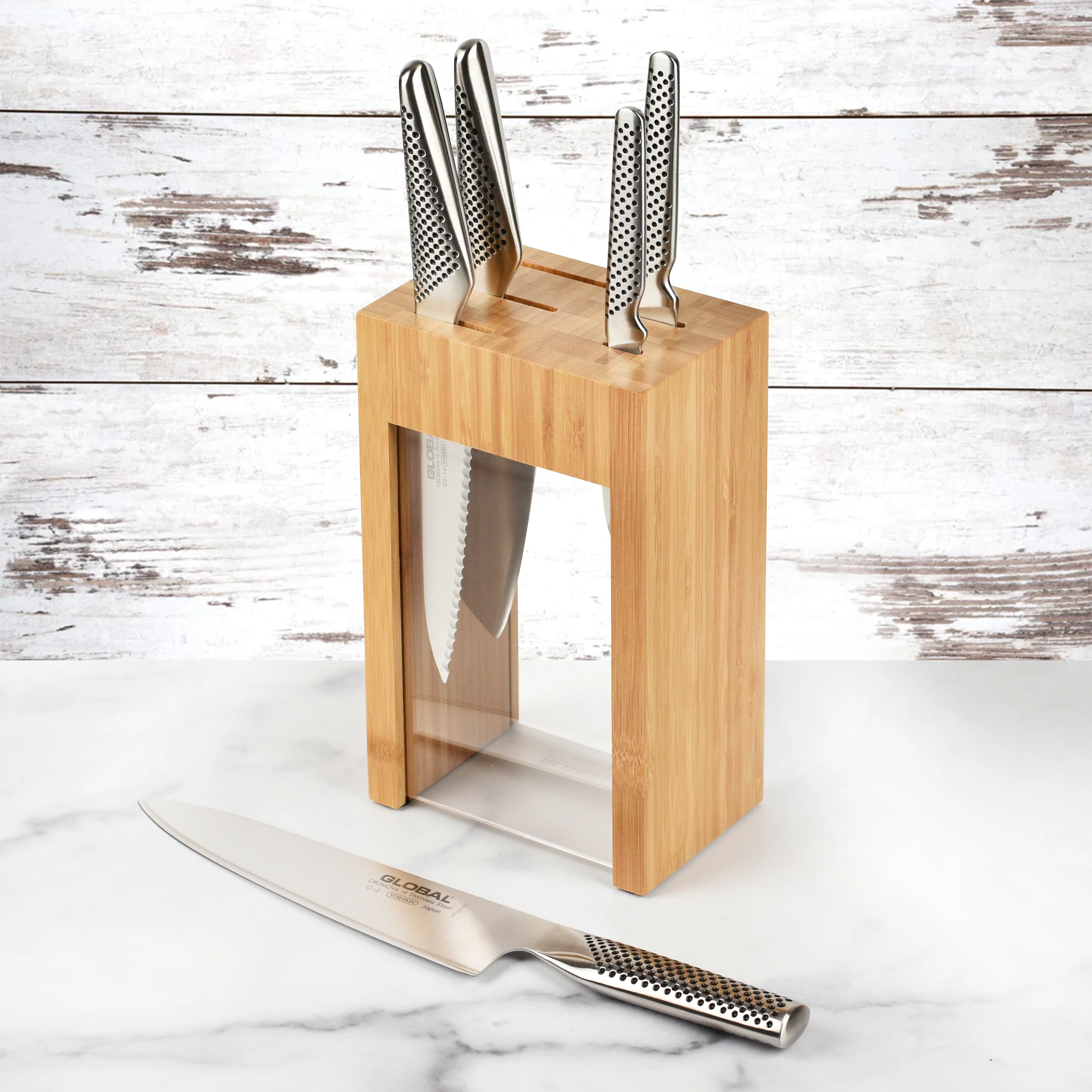 Global Osaka 6 Piece Knife Block Set - Image 7