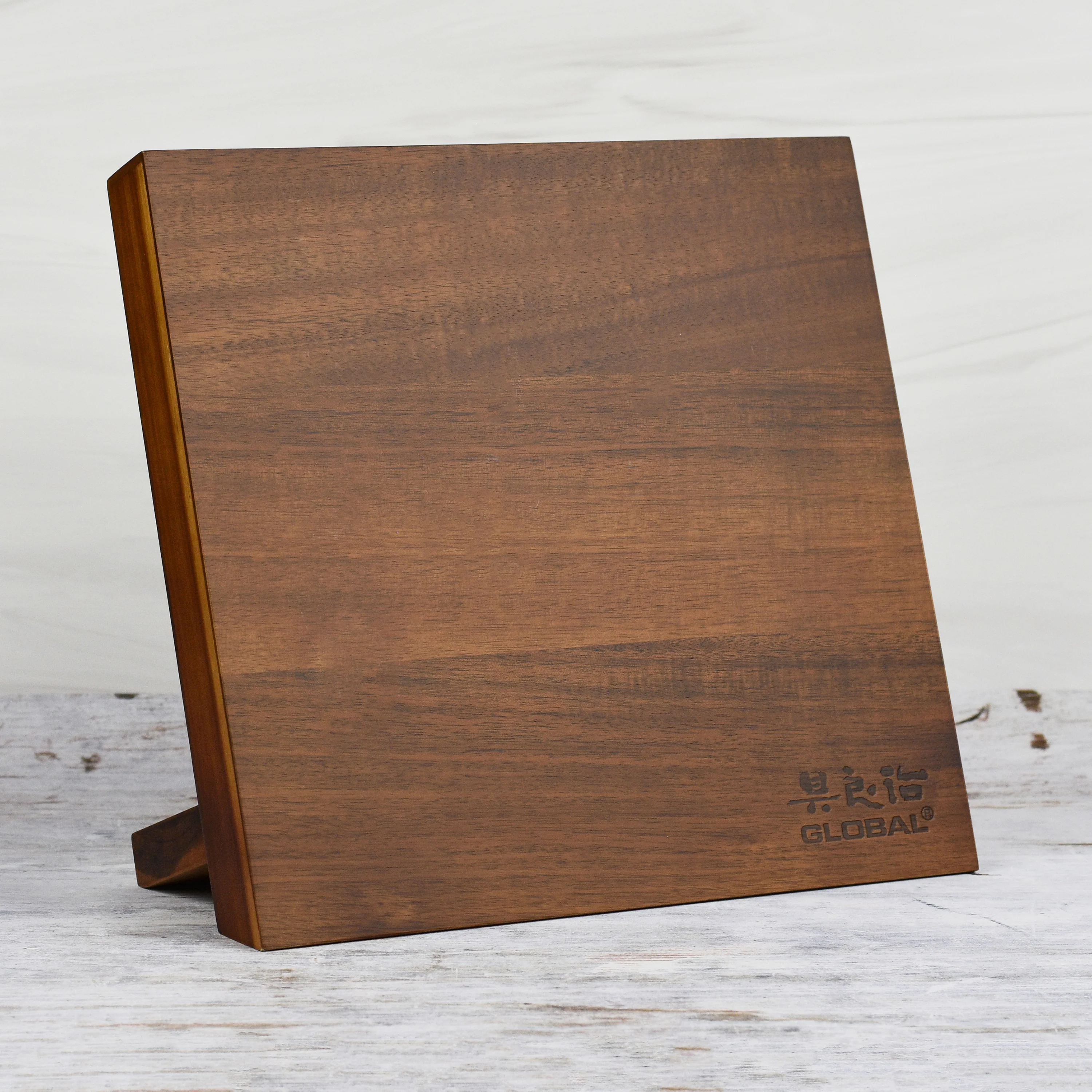 Global Sai 5 Piece Magnetic Easel Knife Set, Acacia Block - Image 8