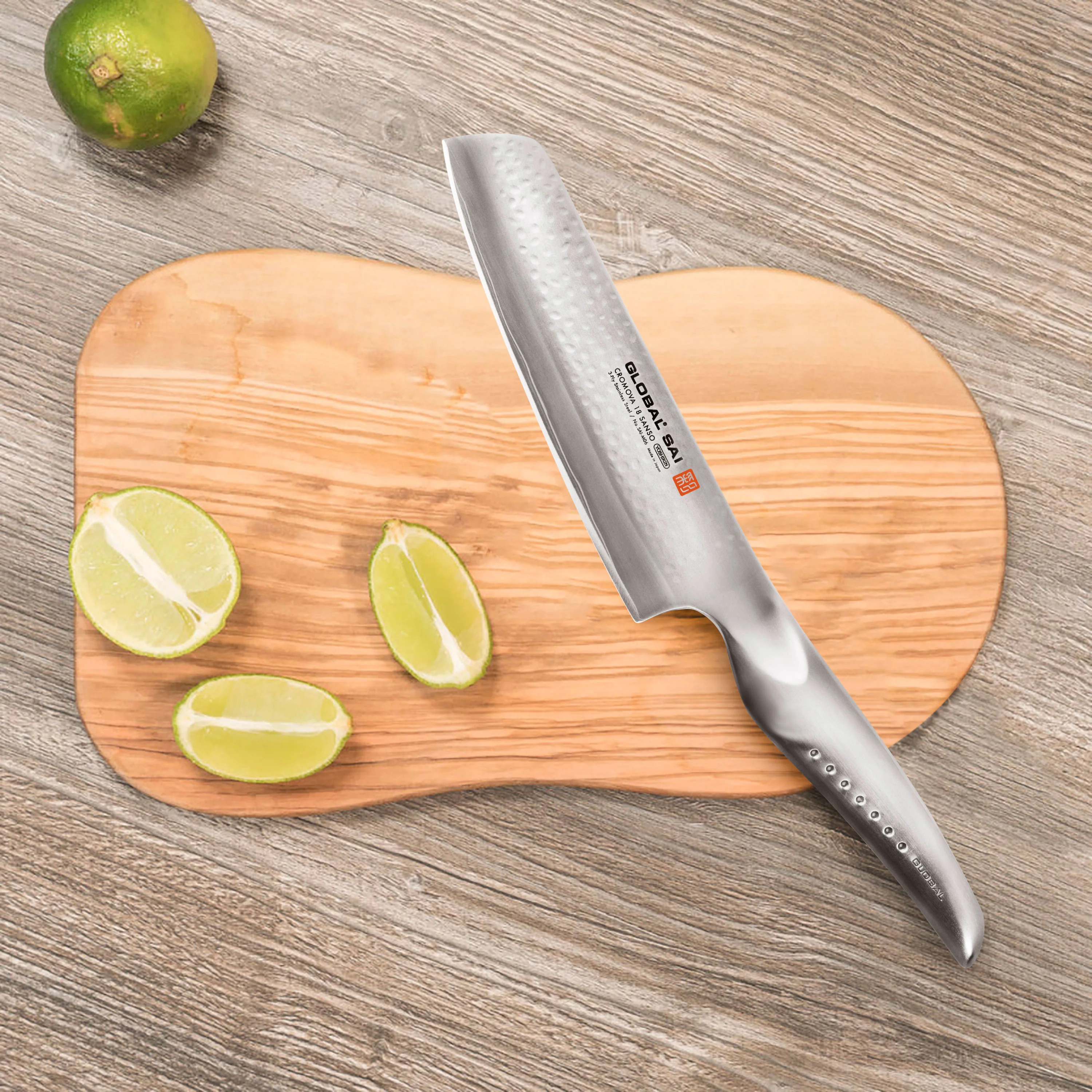 Global Sai 6" Nakiri Knife - Image 5