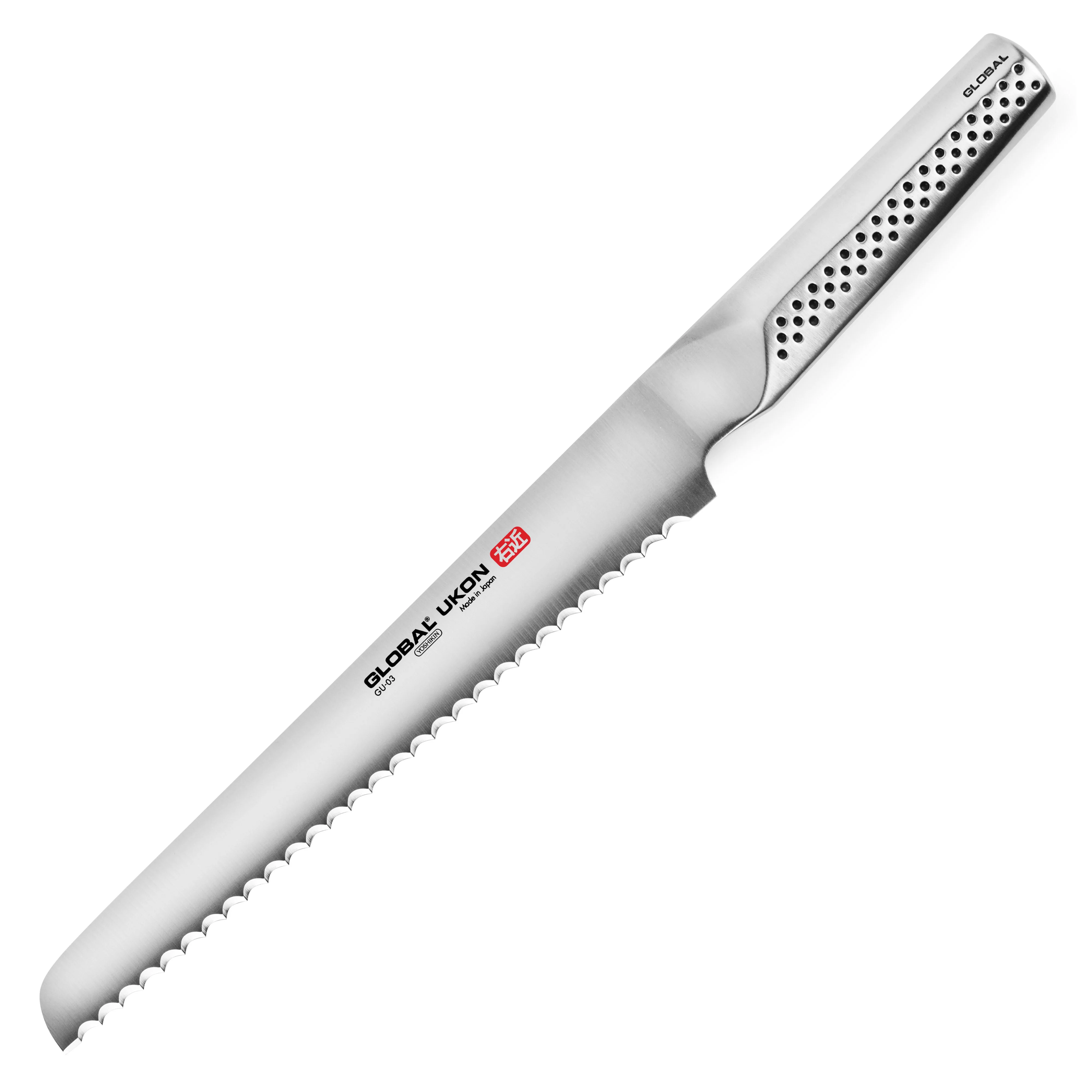 Global Ukon 9" Bread Knife - Image 4