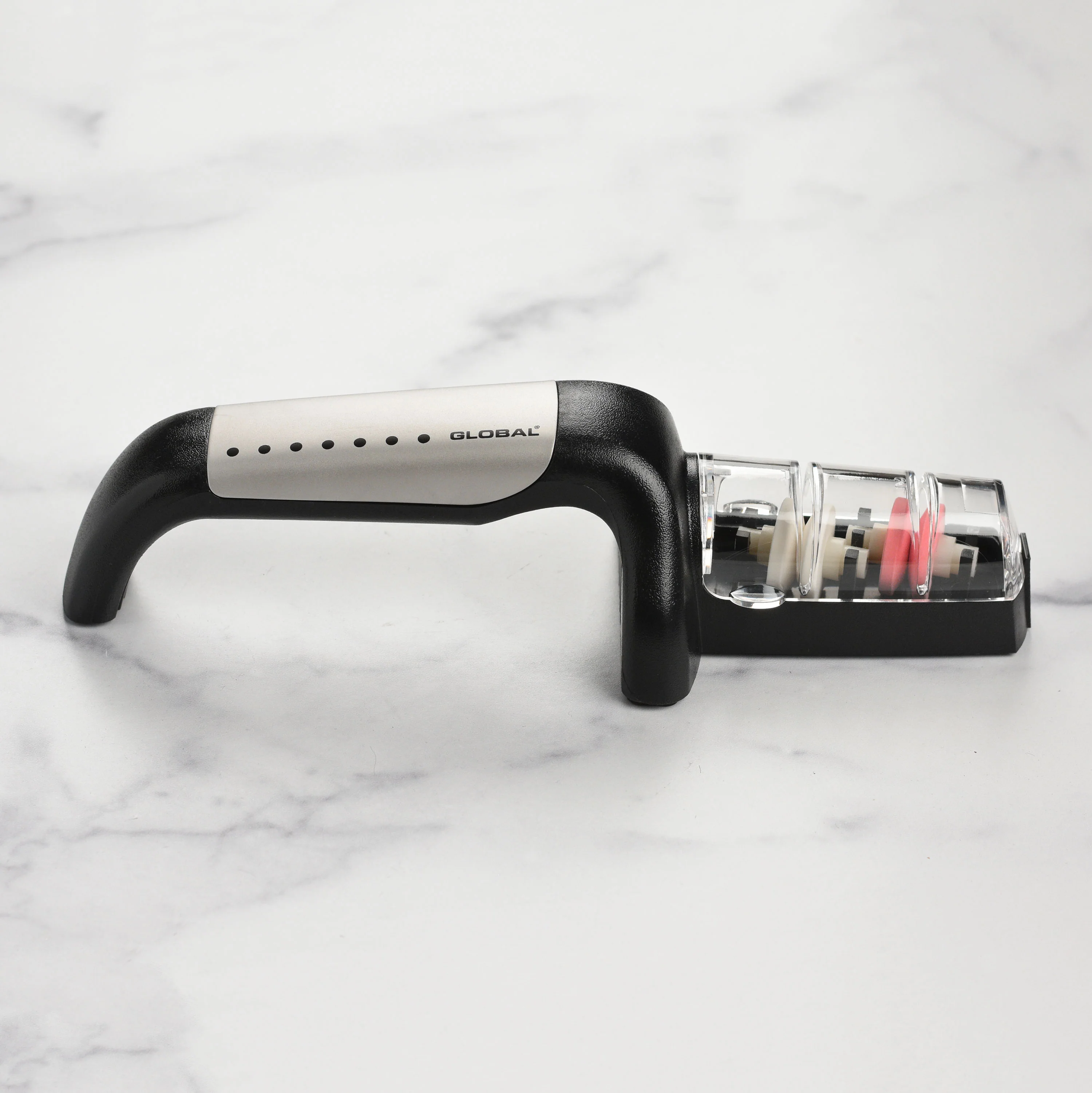 Global 2 Stage Ceramic Water Stone Knife Sharpener - Image 6